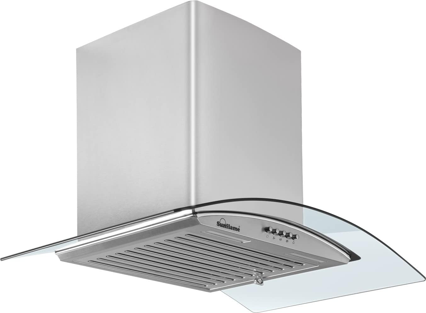 Sunflame Bella wall mounted chimney 60cm ss (1100CMH)