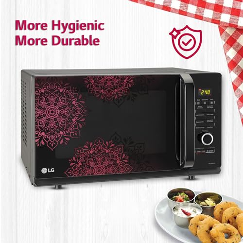 LG 32 L Convection Microwave Oven (MC3286BIUM, Black, Diet Fry, 360° Motorised Rotisserie) - 2023 Model