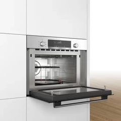 BOSCH 60 x 45 செ.மீ துருப்பிடிக்காத எஃகு CMA585MS0I உடன் உள்ளமைக்கப்பட்ட சூடான காற்று மைக்ரோவேவ் அடுப்பு