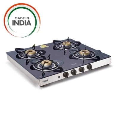 Glen Glass Cooktop 4 Burner 1041 GT Fbb 4b Auto Ignition