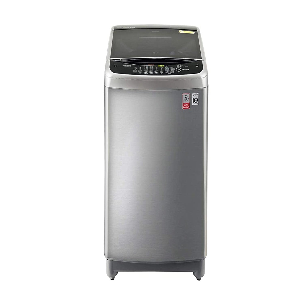 LG 9 Kg Inverter Fully-Automatic Top Loading Washing Machine (T1077NEDL5, Fee Silver)