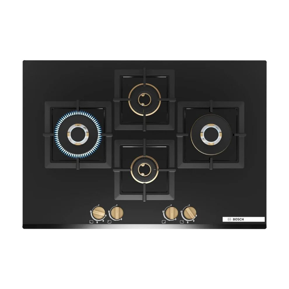 Bosch SMS6HMI00I Dishwasher + PNI7B6G20I 75cm 4 Brass Burner Hob Combo