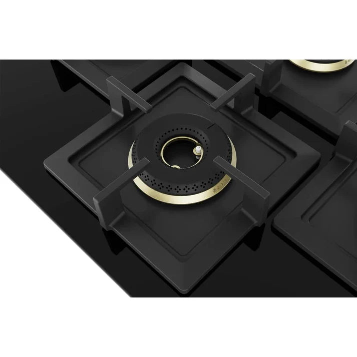 Bosch DWB98IJ60I 90cm Chimney + PNI7B6G20I 75cm 4 Brass Burner Hob Combo
