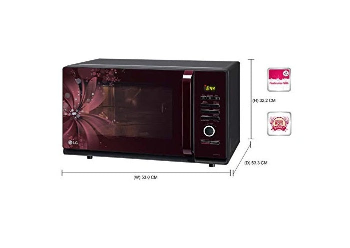 LG 32 L கன்வெக்ஷன் மைக்ரோவேவ் ஓவன் (MC3286BRUM, கருப்பு, ஸ்டார்டர் கிட் உடன்)
