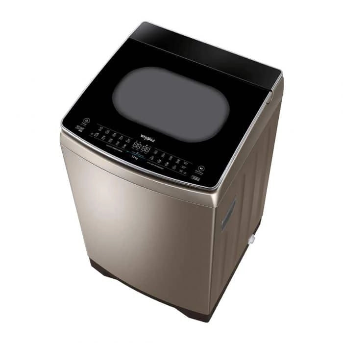 Whirlpool 360 Bloom wash Pro Plus 13 Kg Fully Automatic Top Load Washing Machine (Direct Drive,Auto Dosing System,Gold, 10 Years Warranty )