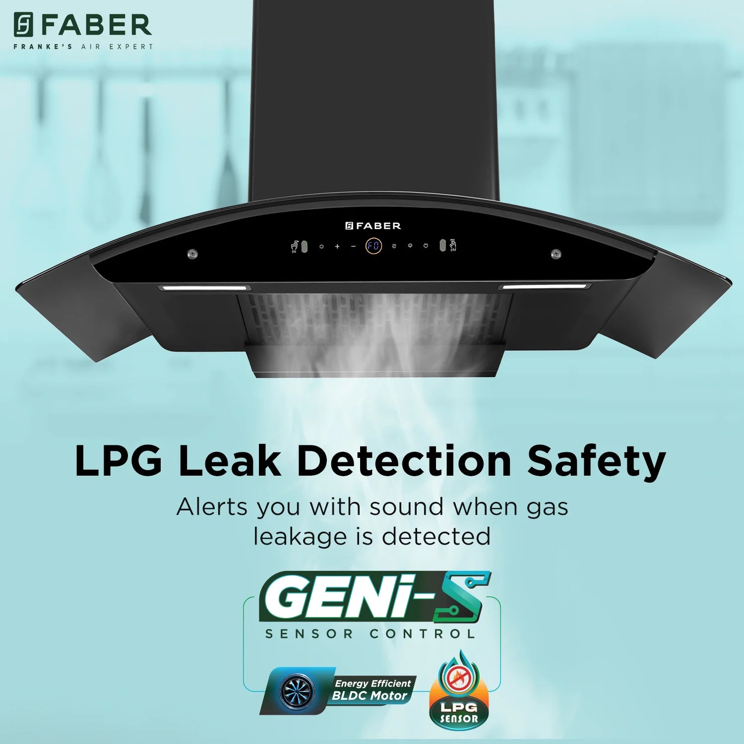 Faber Enigma BLDC HC SC FL BK 90cm 1600m3/hr Ducted Auto Clean Wall Mount Chimney with Gesture Control
