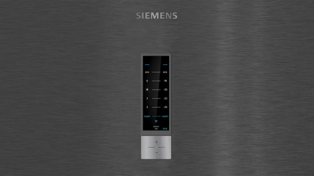 Siemens 559 Litre Double Door Refrigerator (KG56NXX40I, Black)