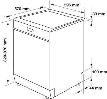 Hafele AQUA CHROME 15 FS 60cm 15 Capacity Bathroom Sink - Sleek Design, High Durability