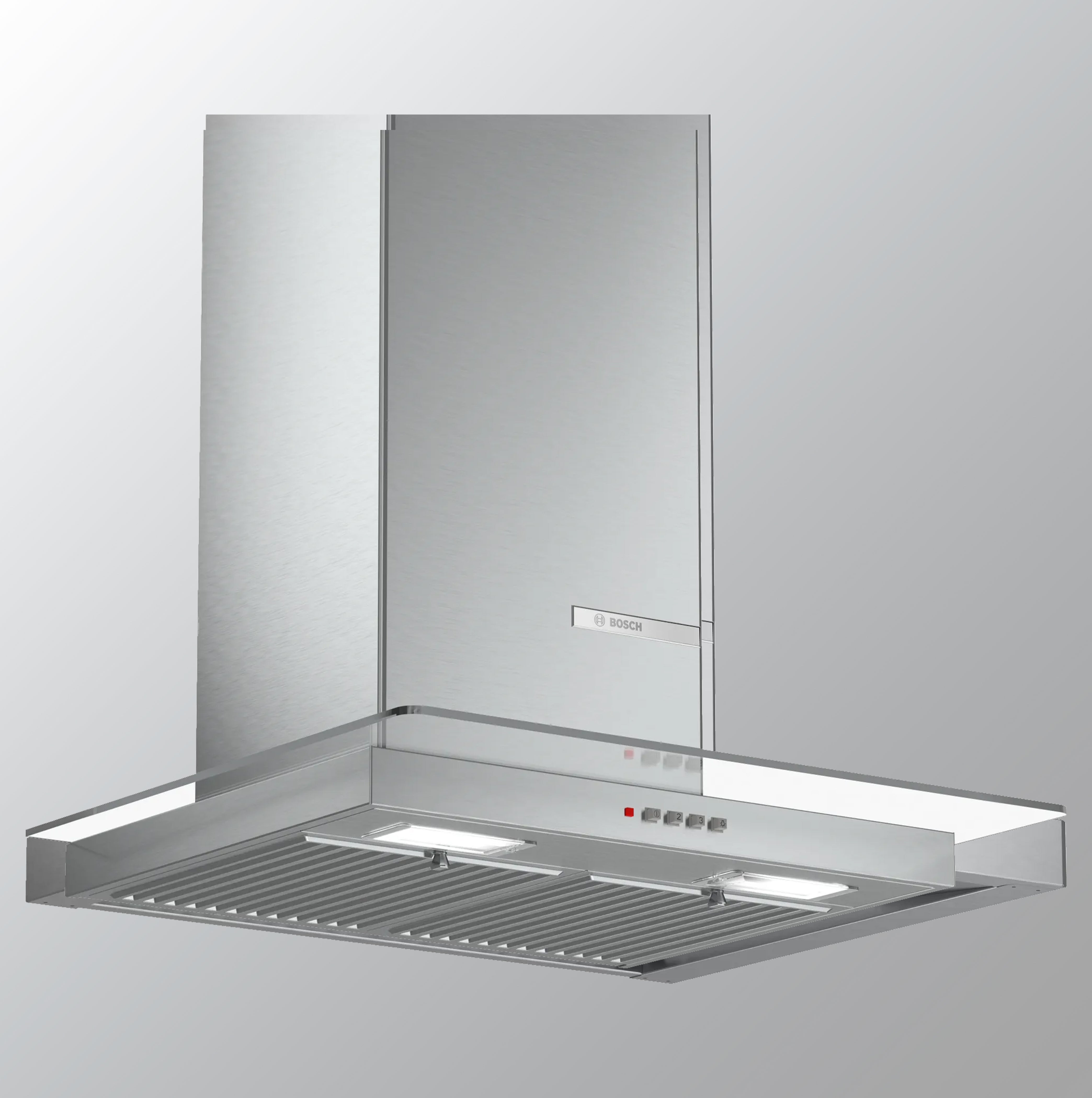 Bosch DWG068D50I 60 Cm Wall Mounted Straight Glass Chimney