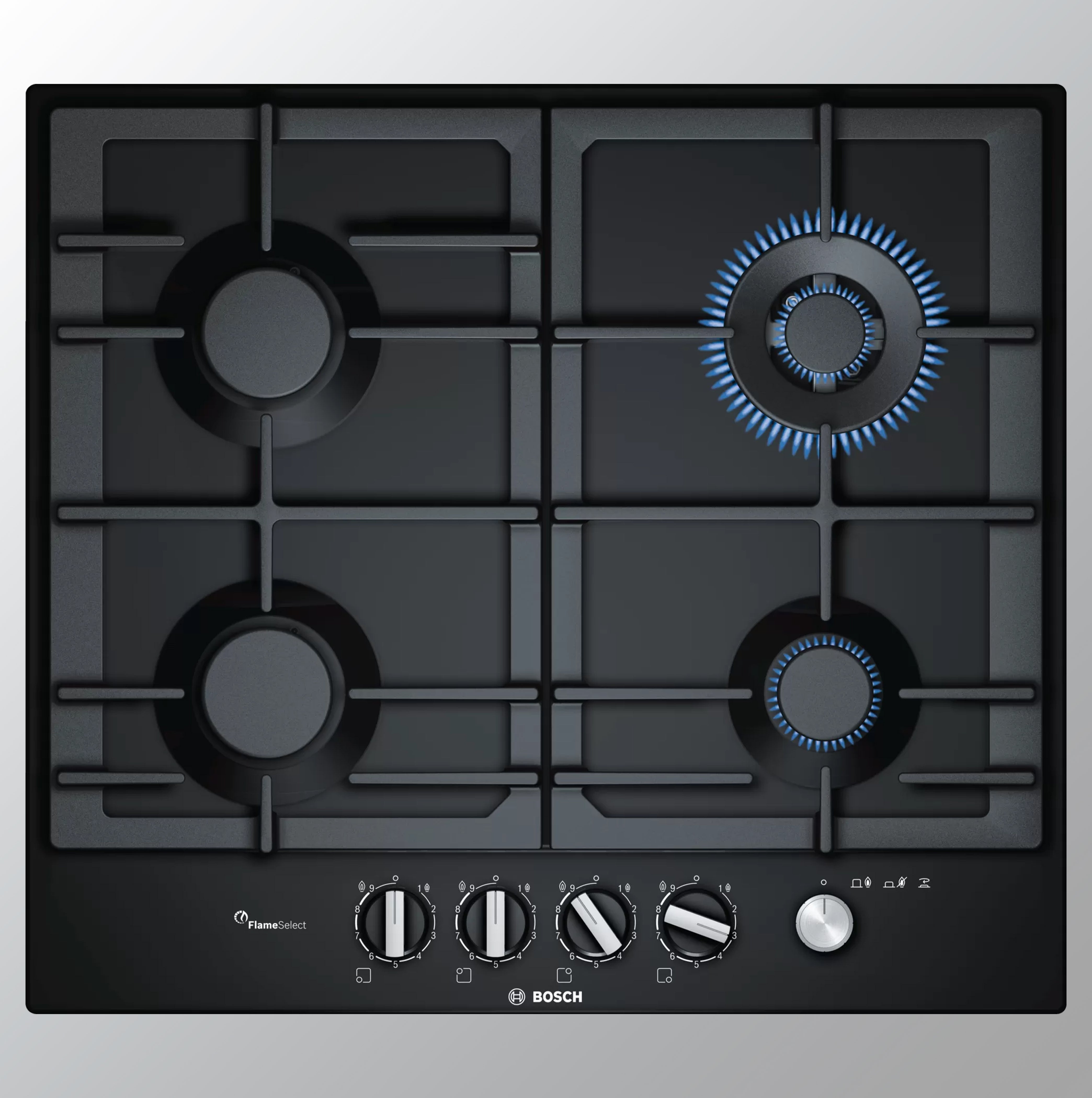 Bosch PCH6A6M90I Series 6 Gas hob 60 cm Black