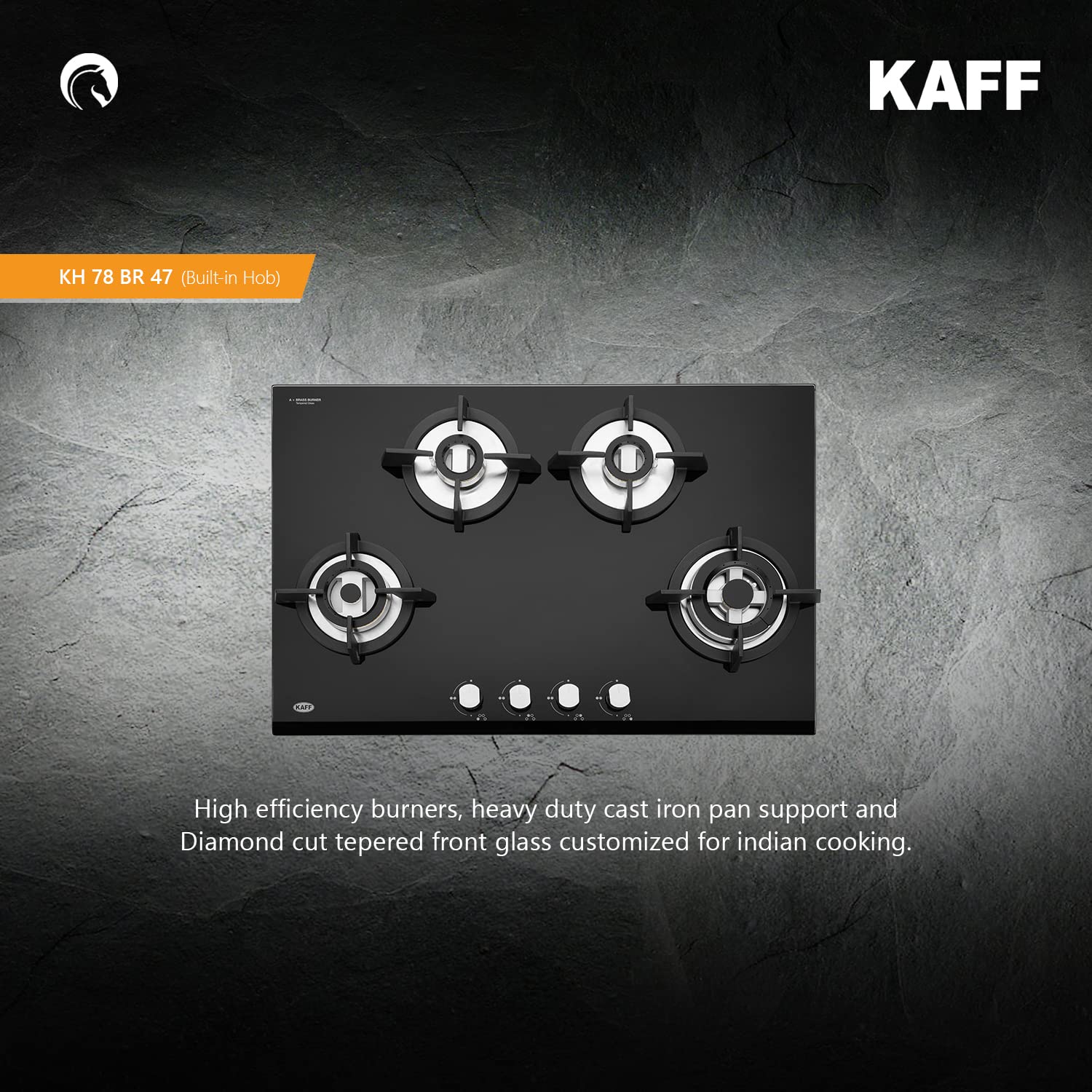 Kaff KHB 78 BR 47 X Gas Hob: Sleek and Efficient Cooking Solution