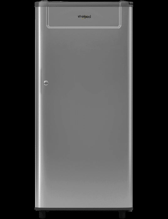 Whirlpool Genius 190L Single Door Refrigerator( 9 hours of cooling retention during power cuts , 3 Star , Grey , 10 Years Warranty)