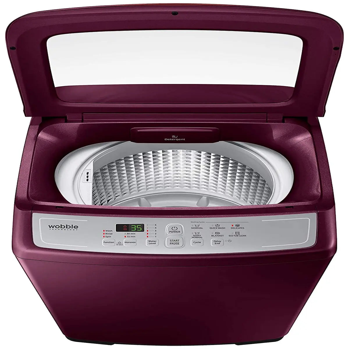 Samsung 7.5 kg Fully-Automatic Top Loading Washing Machine (WA75M4500HP/TL, Sparkling Plum)