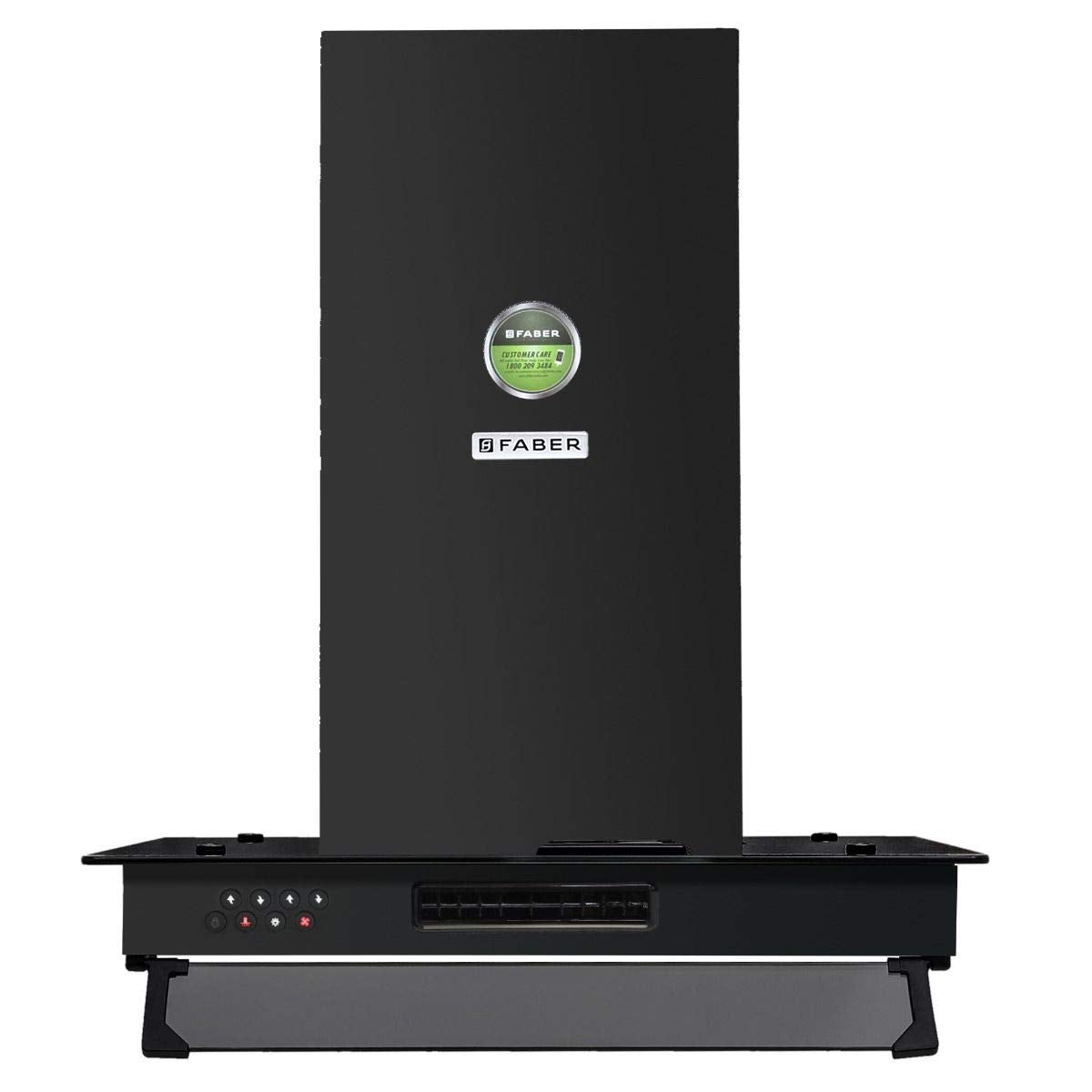 Faber 3in1 Chimney with Air purifier & Fan,60 cm,1095 m³/hr (Aerostation Glamour Pro 3D BK FT 60,Baffle Filter,Black)
