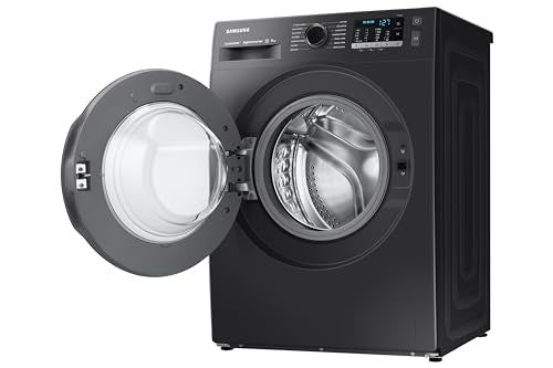 Samsung 8 kg, Hygiene Steam with Inbuilt Heater, Digital Inverter, Fully-Automatic Front Load Washing Machine (WW80TA046AB1TL, Black)
