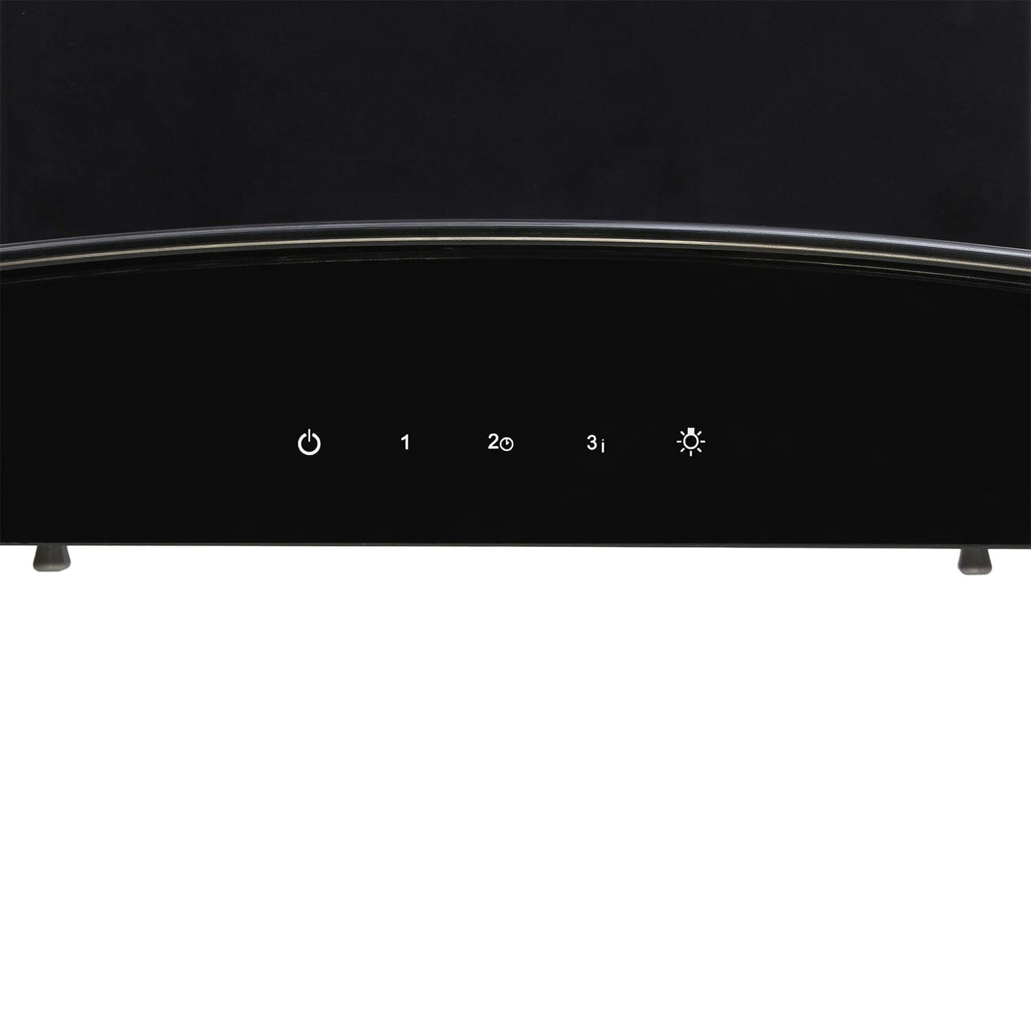 Faber 90 cm 1350 m/HR Curved Glass Kitchen Chimney (Hood FEEL 3D PLUS MAX T2S2 BK TC 90 Black)