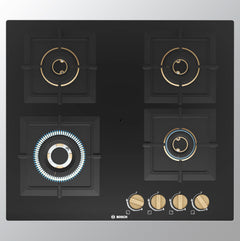 Bosch PNH6B6F20I 60 cm 4 Burner Automatic Gas Hob