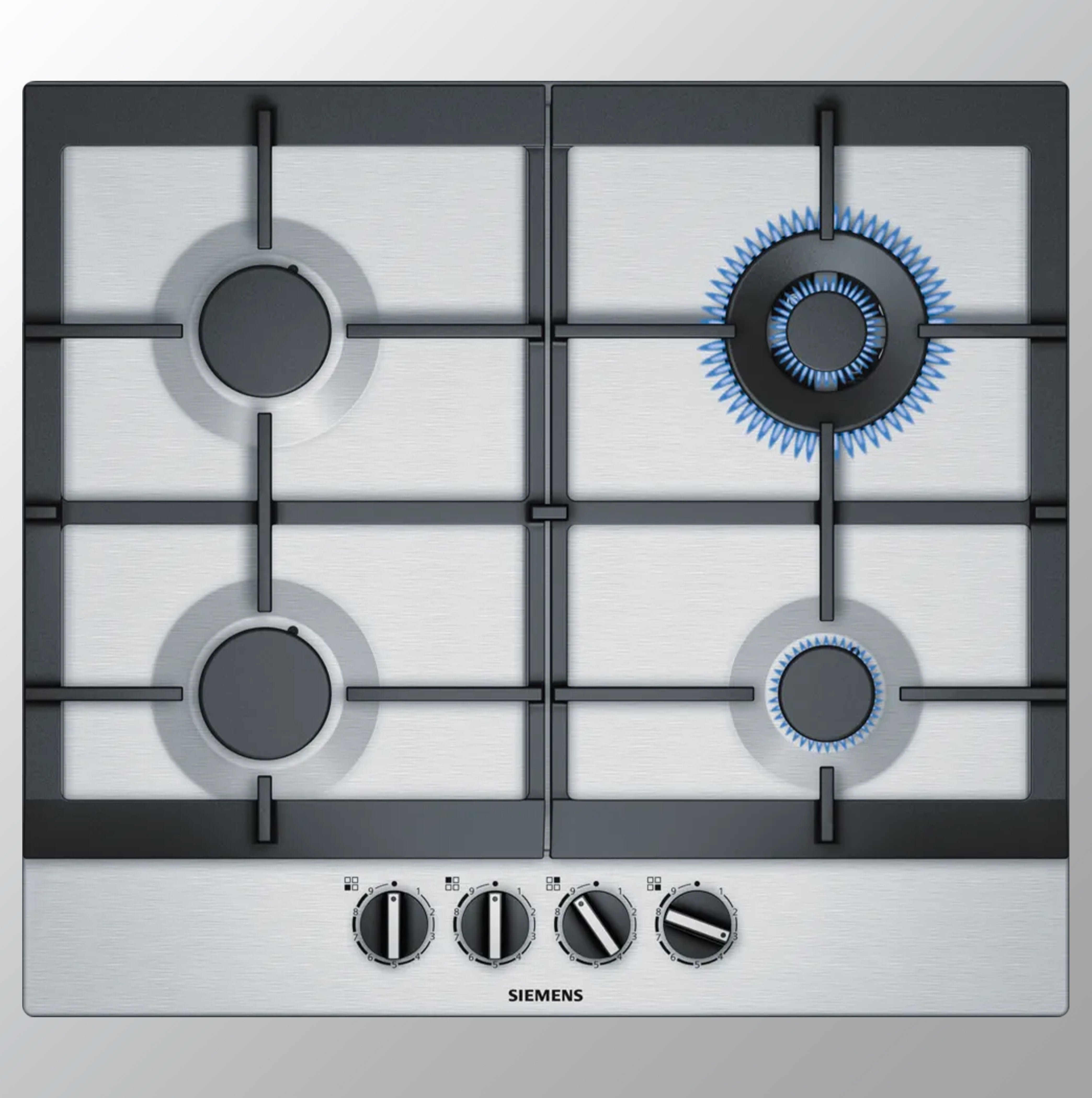 Siemens Gas hob 60 cm Stainless steel EC6A5HB90