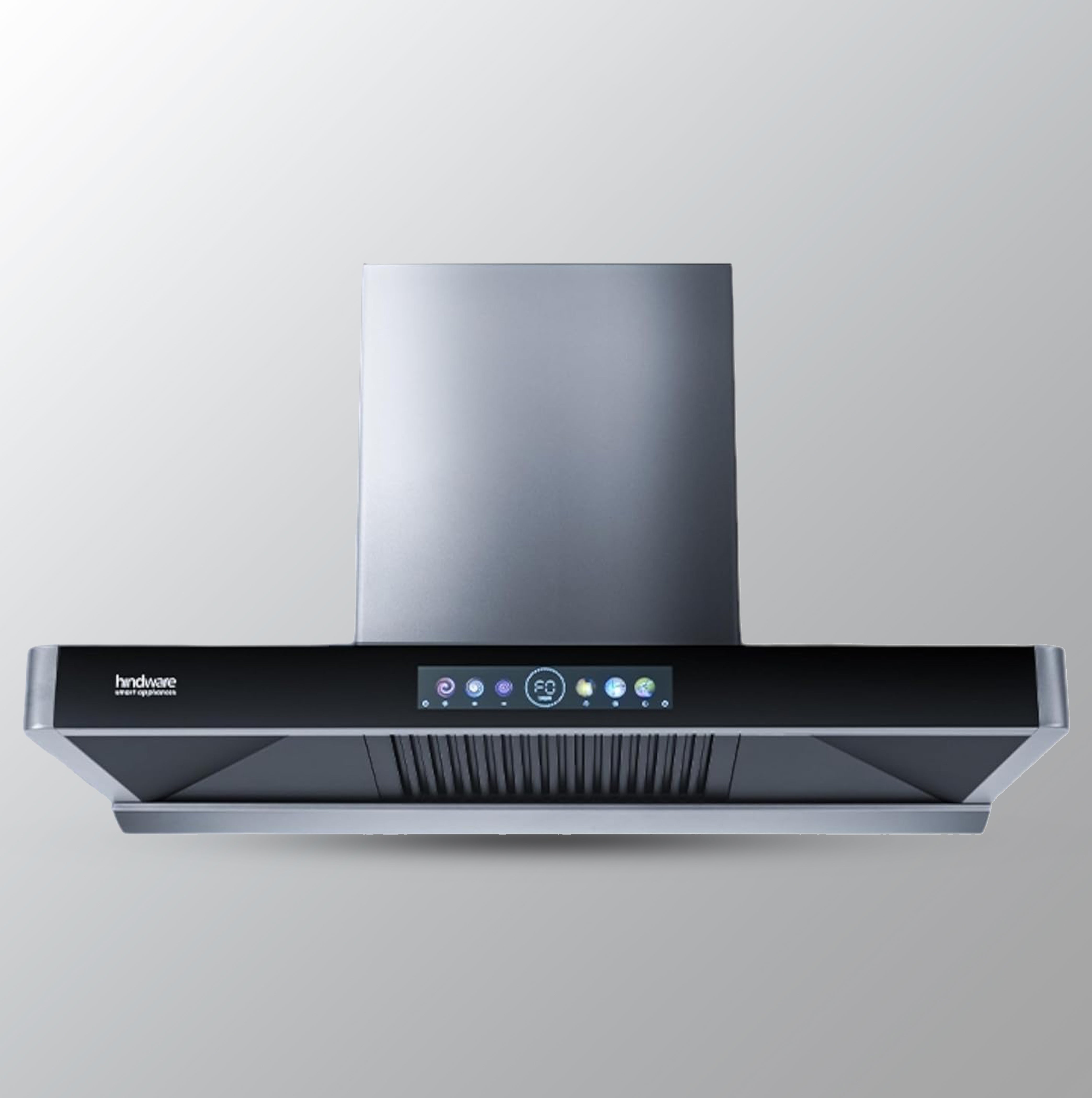Hindware MARCELLA 75 | Filterless, 1700 m³/hr*, BLDC Motor, Auto Clean Chimney (Grey 1700 CMH)