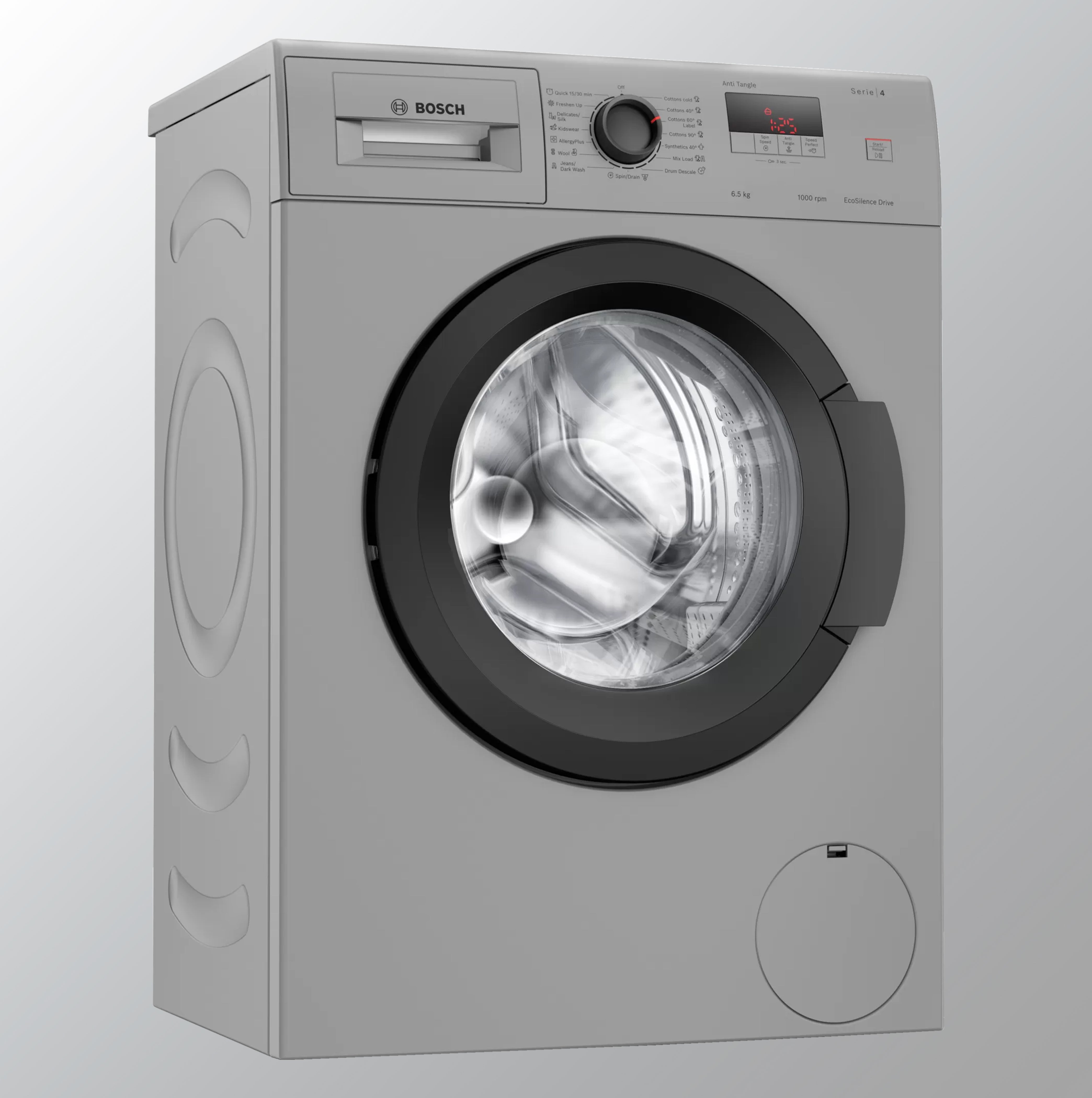 BOSCH 6.5 kg Fully Automatic Front Load Black, Silver (WLJ2006DIN)