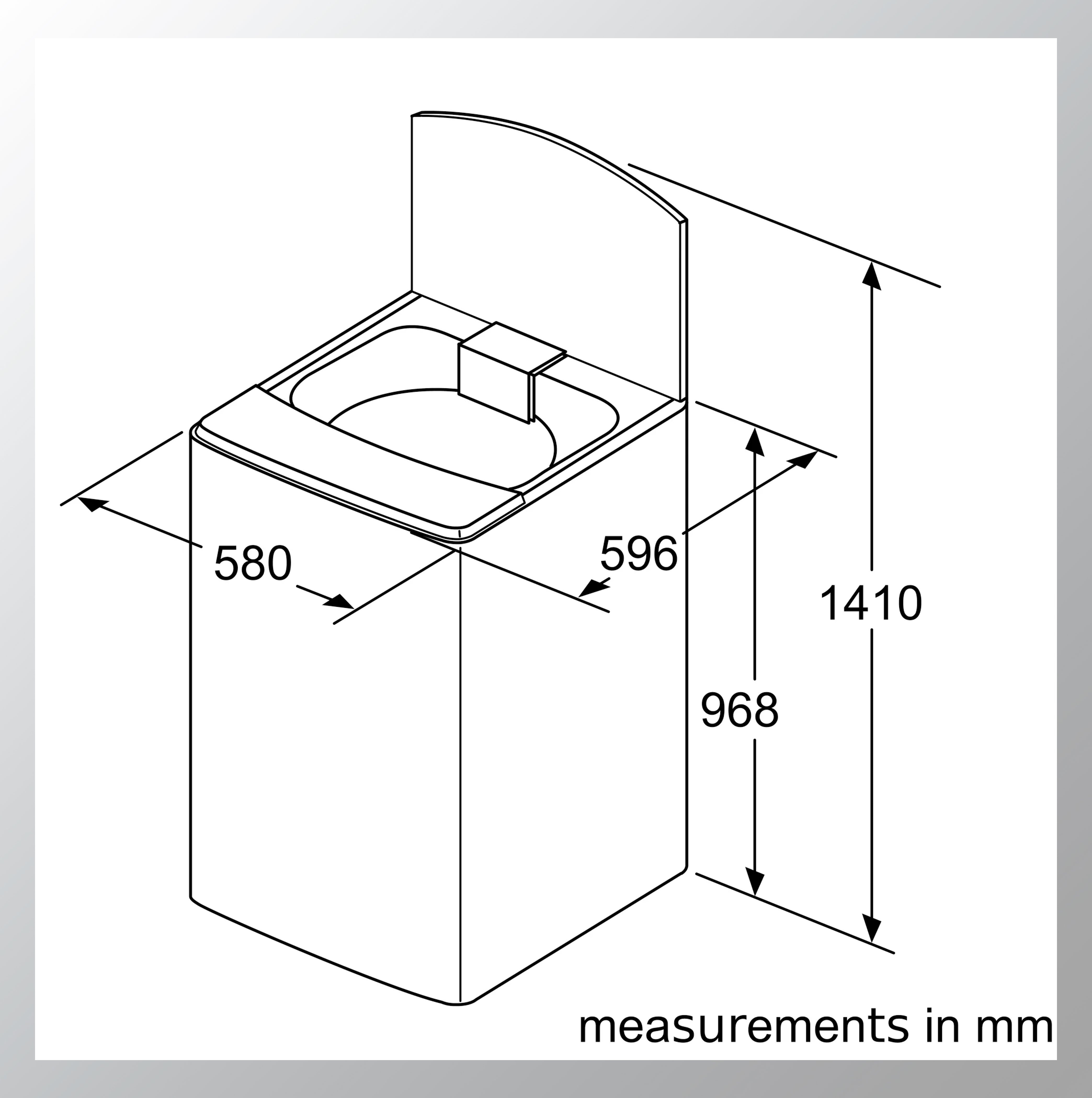Bosch 10kg Fully Automatic Top Loading Washing Machine (WOA106X2IN 680 RPM, Silver Inox)