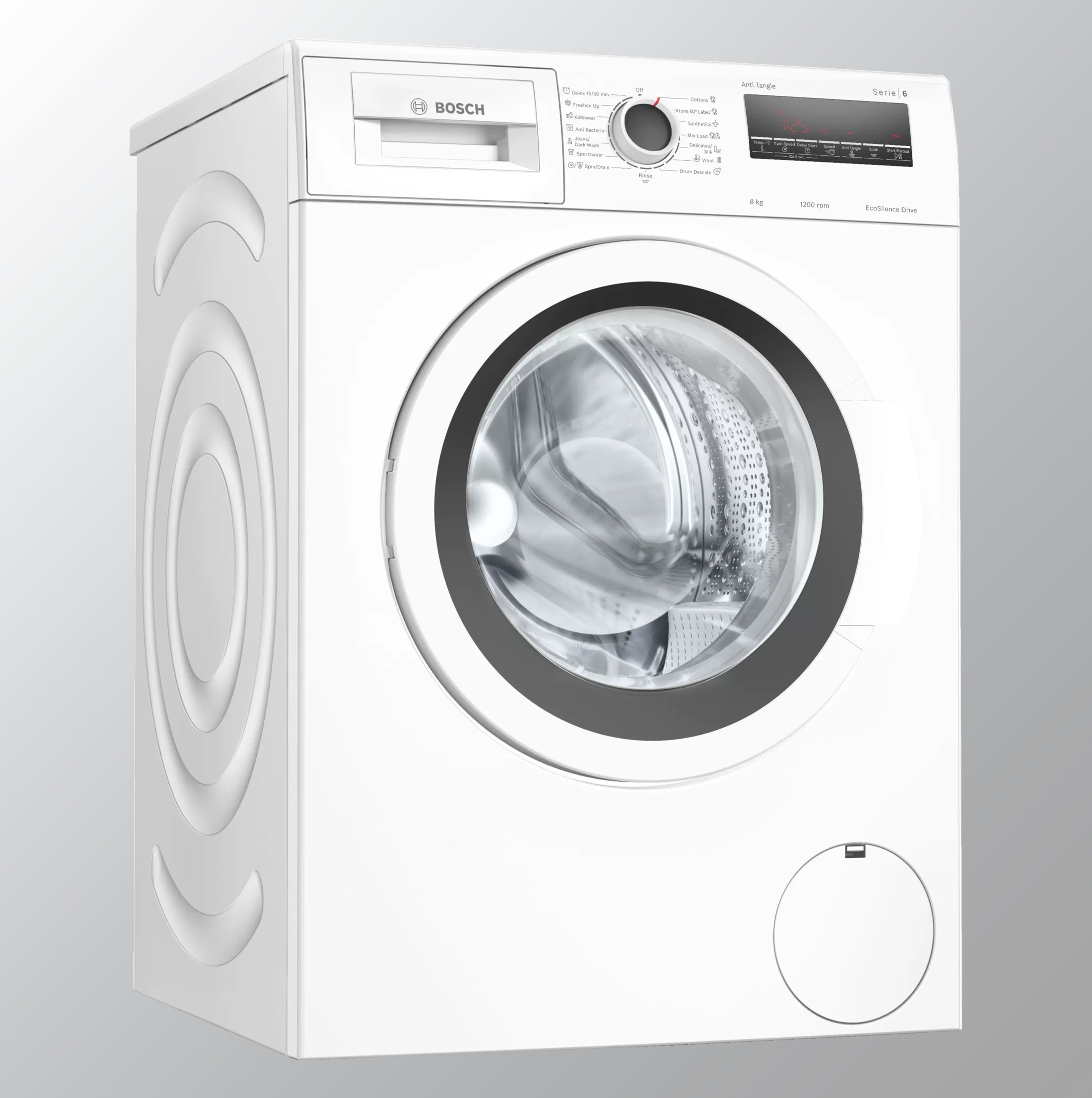 Bosch 8 kg 5 Star Touch Control Fully Automatic Front Load with Heater (WAJ2426AIN, White)