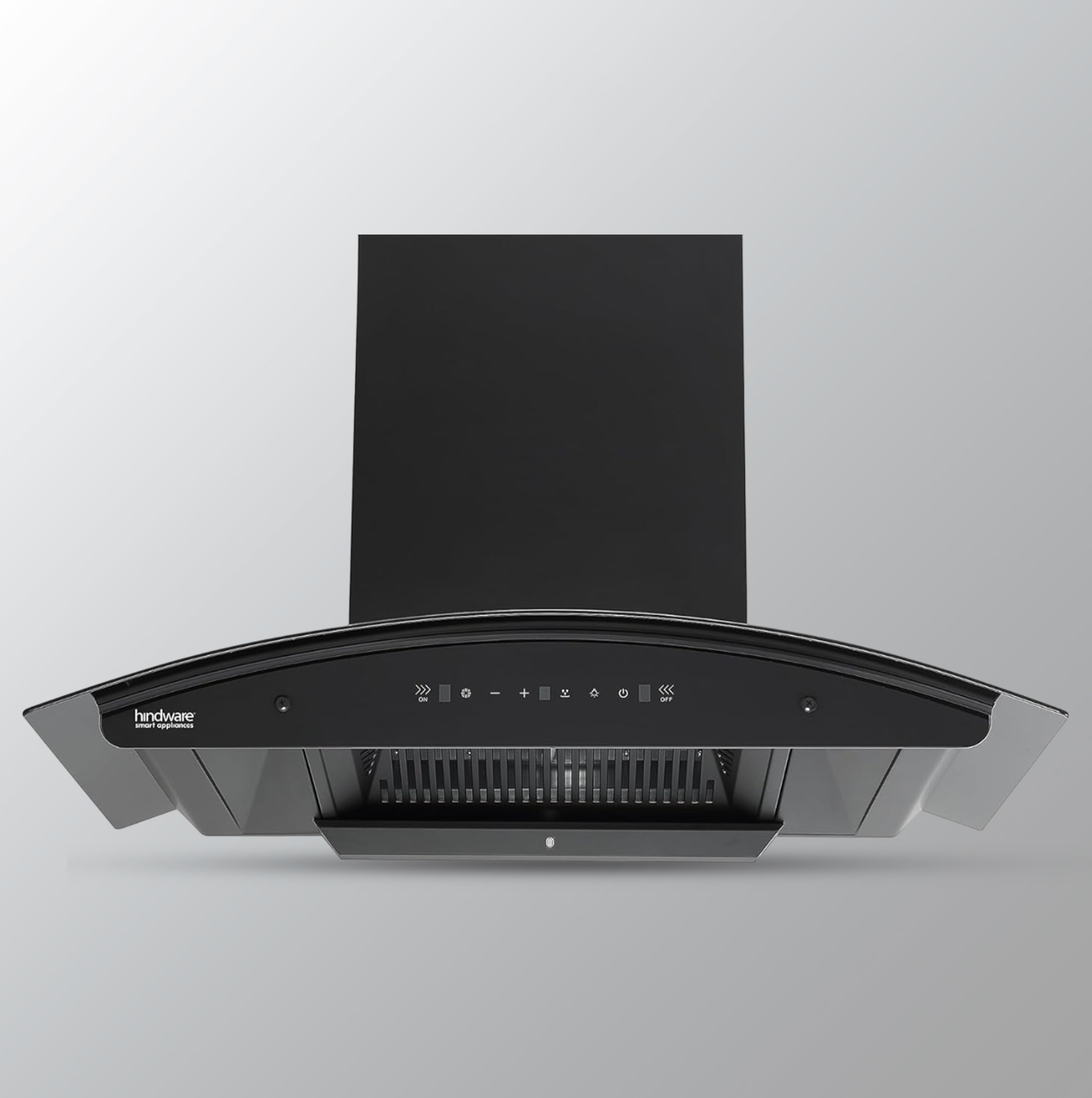 Hindware Zinnia BLK 90, Black - Sleek and Stylish Kitchen Chimney