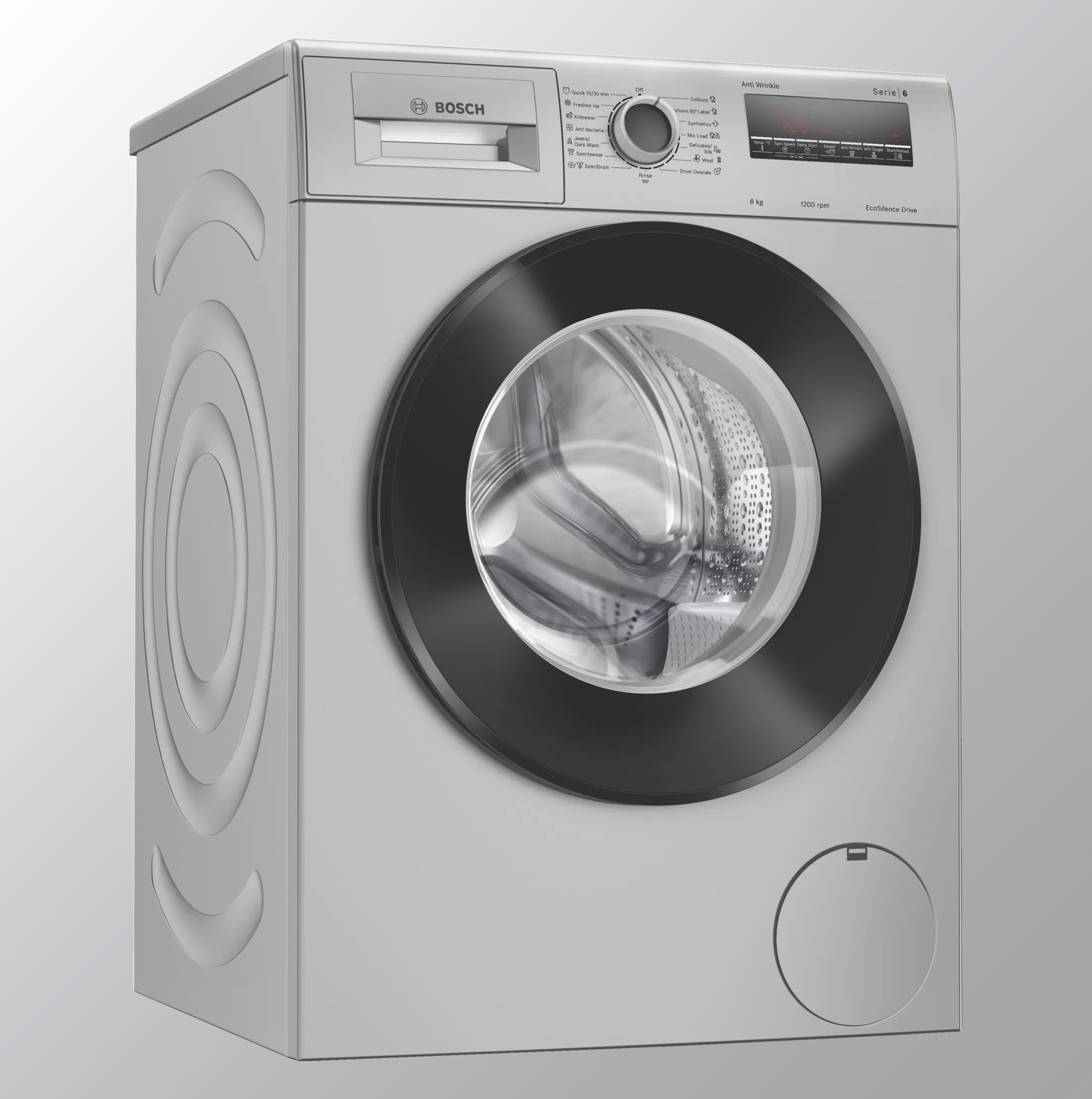 Bosch WAJ2426GIN Front Loading Washing Machine, 8 kg 1200 rpm (2021)
