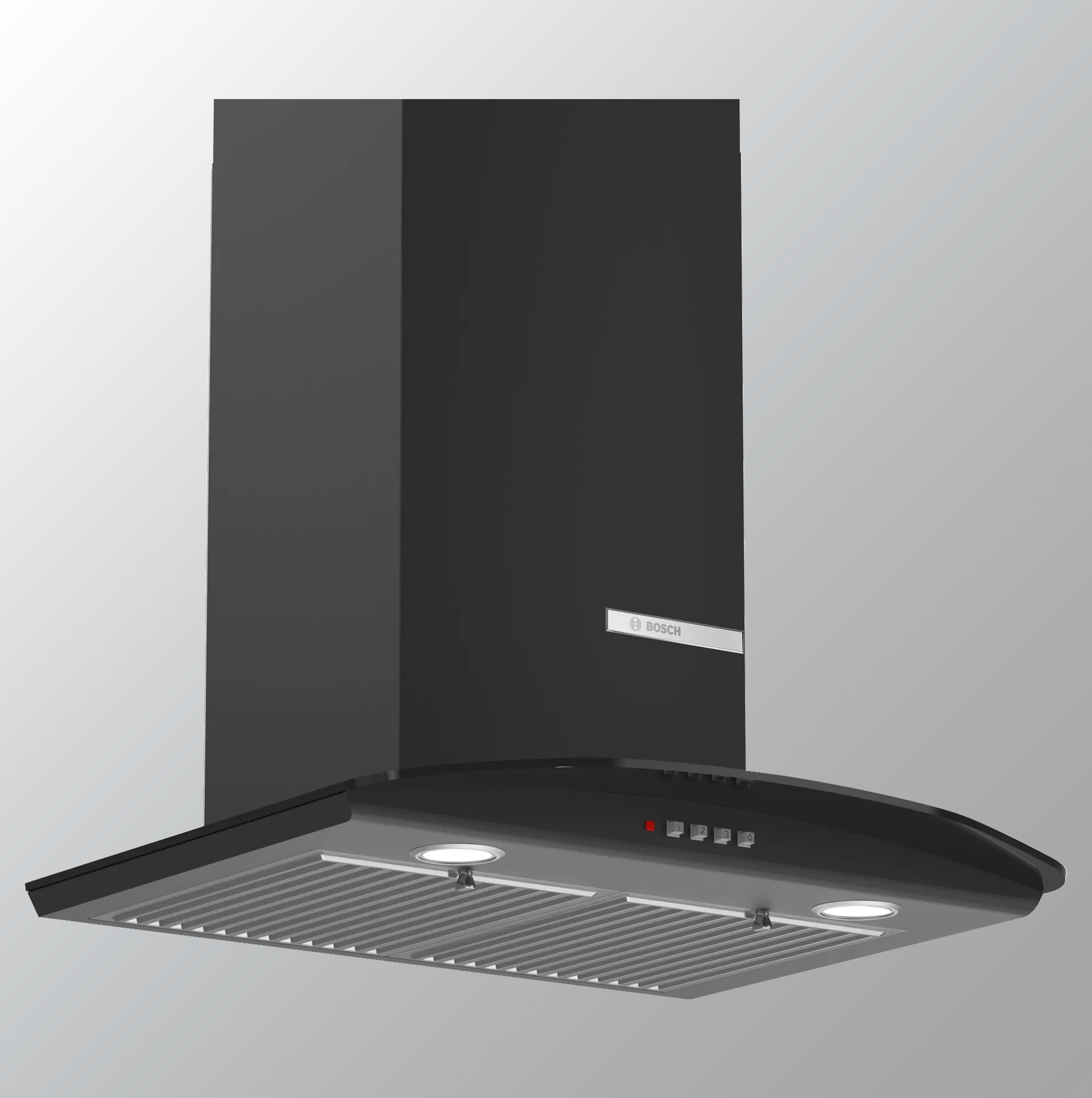 Bosch Serie | 2 wall-mounted cooker hood 60 cm Stainless steel Chimney DWH068D60I