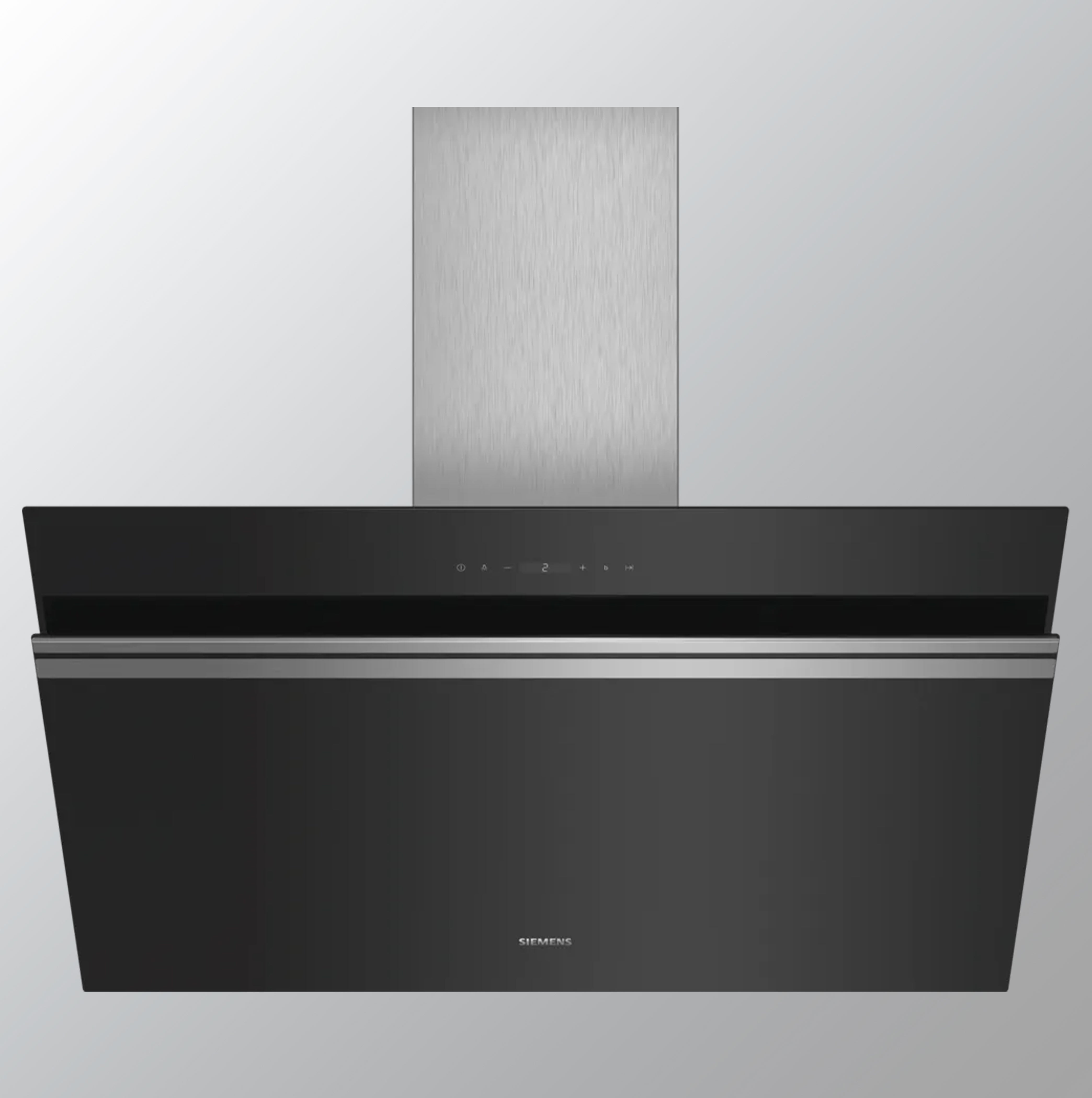 Siemens 90cm Black Glass Inclined Touch Control Hood Chimney LC91KWP60
