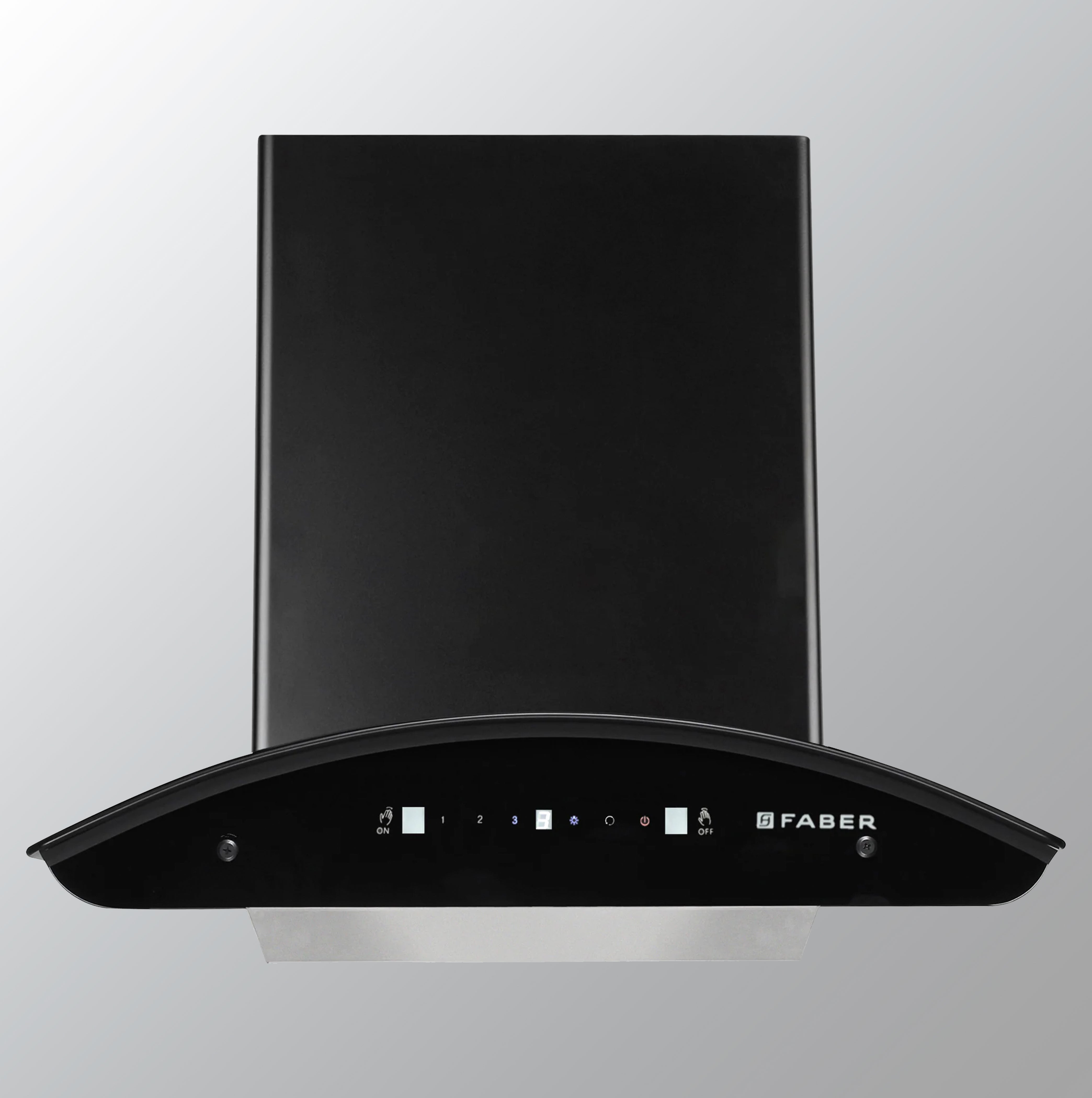 Faber 60 cm 1500 m³/hr Autoclean Kitchen Chimney (HOOD MAGNUS IN HC SC FL EBK 60, Filterless technology, Touch with Gesture, Black)
