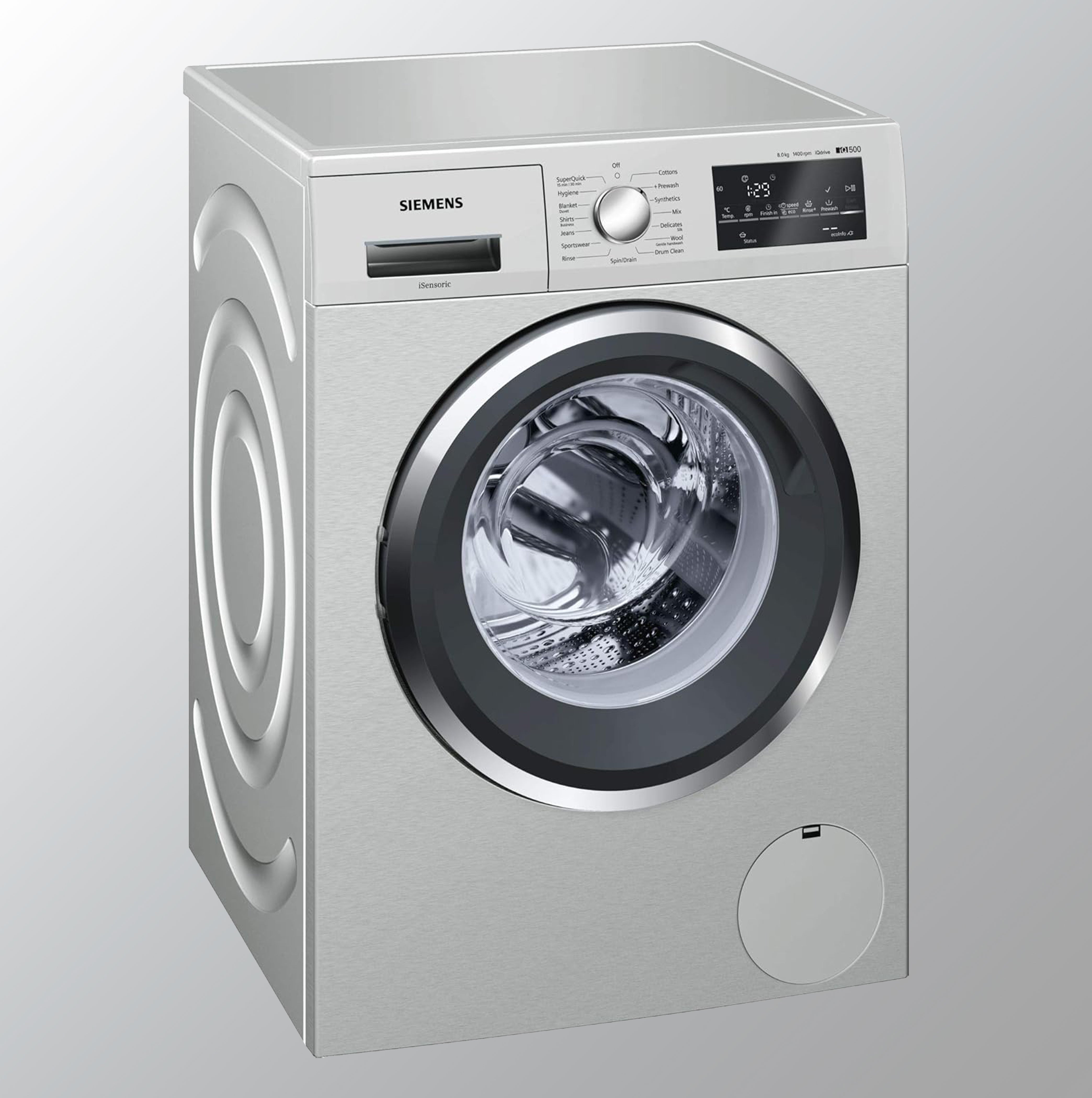 Siemens iQ500 washing machine, front loader 8 kg 1400 rpm WM14T469IN
