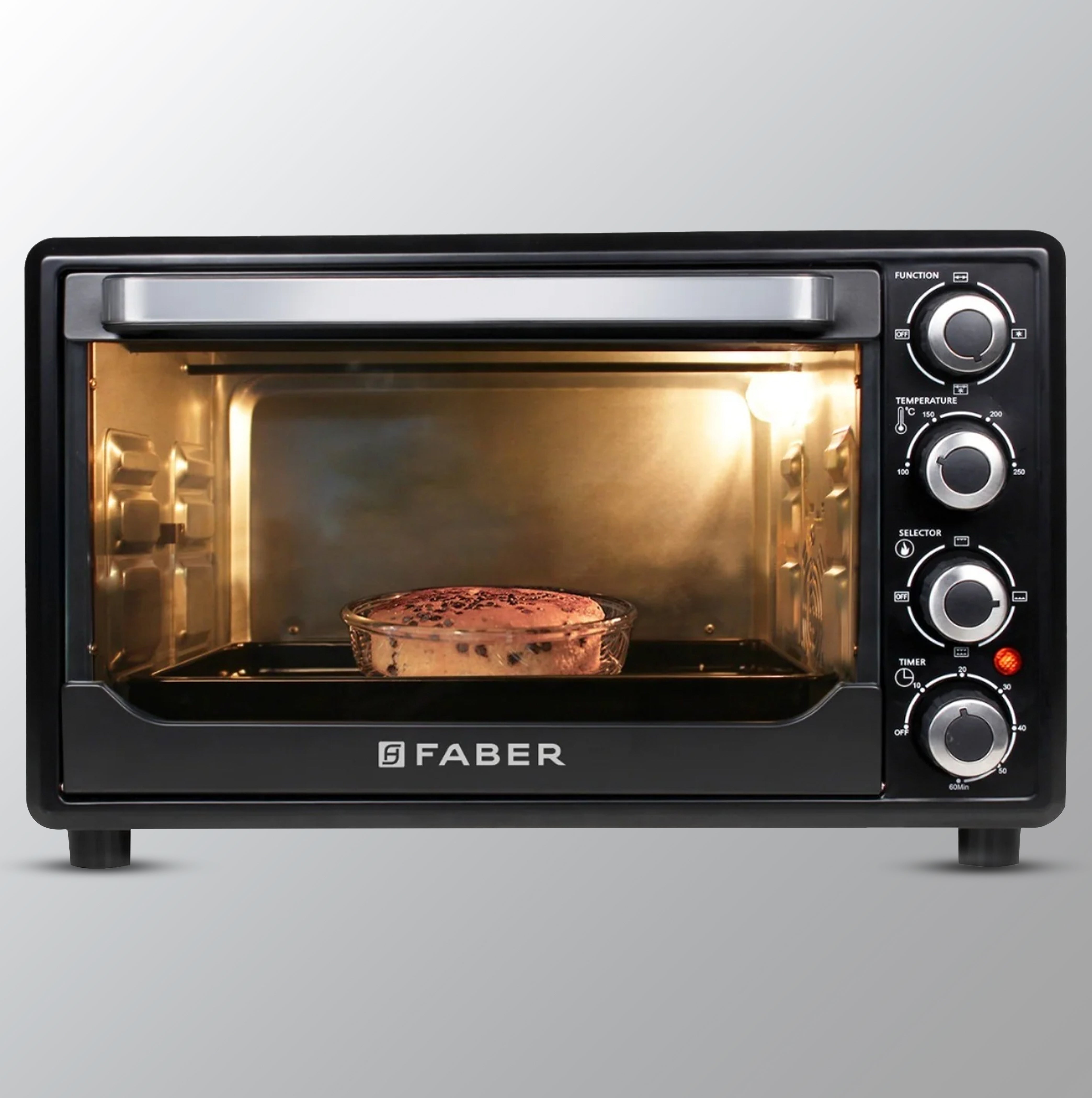 ஃபேபர் FOTG BK 60 லிட்டர் (OVEN TOASTER GRILLER FOTG 60L,) கருப்பு, நடுத்தர