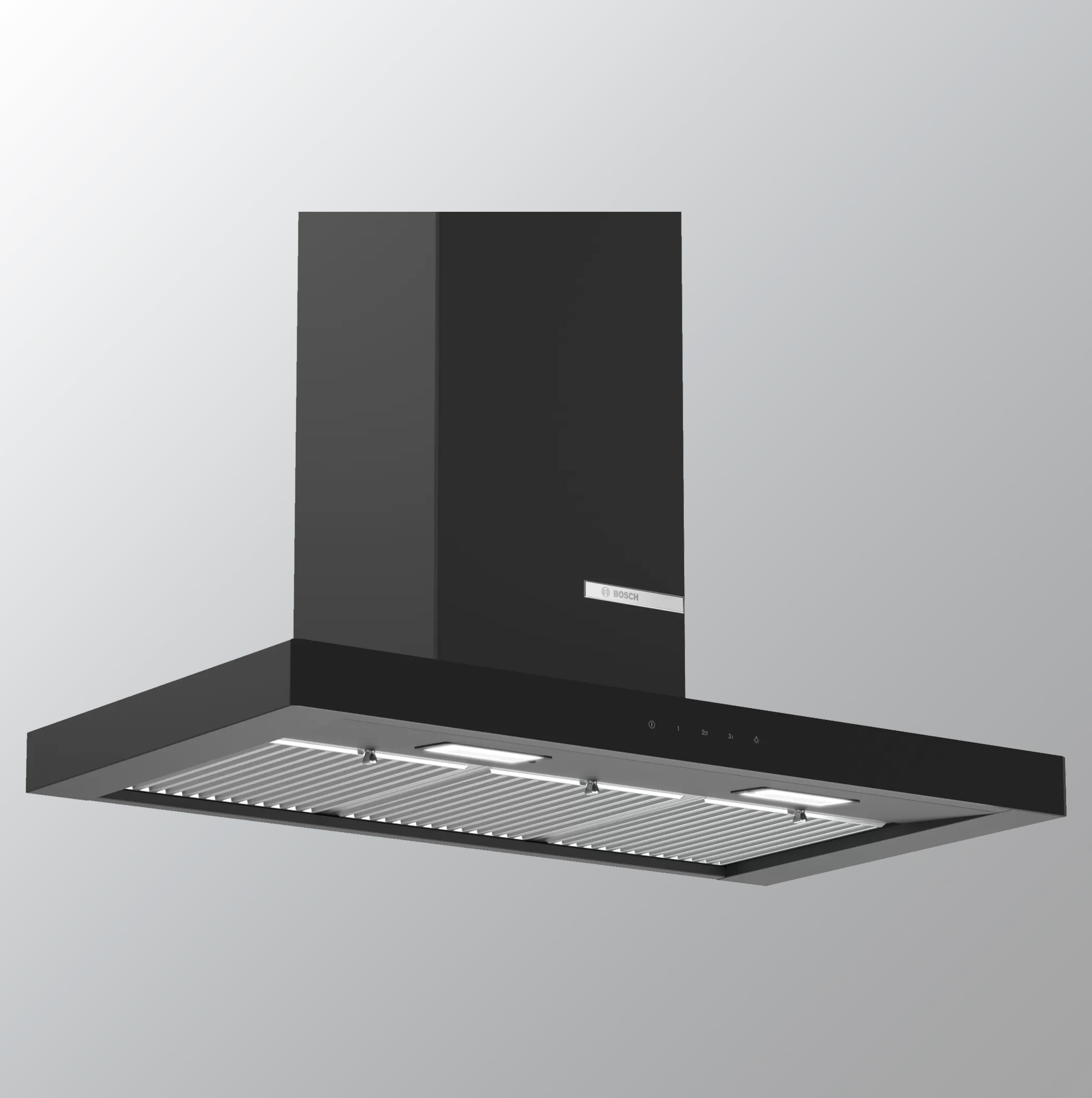 Bosch Serie|4 Wall mounted hoods Chimney 90 cm flat black DWB098G60I
