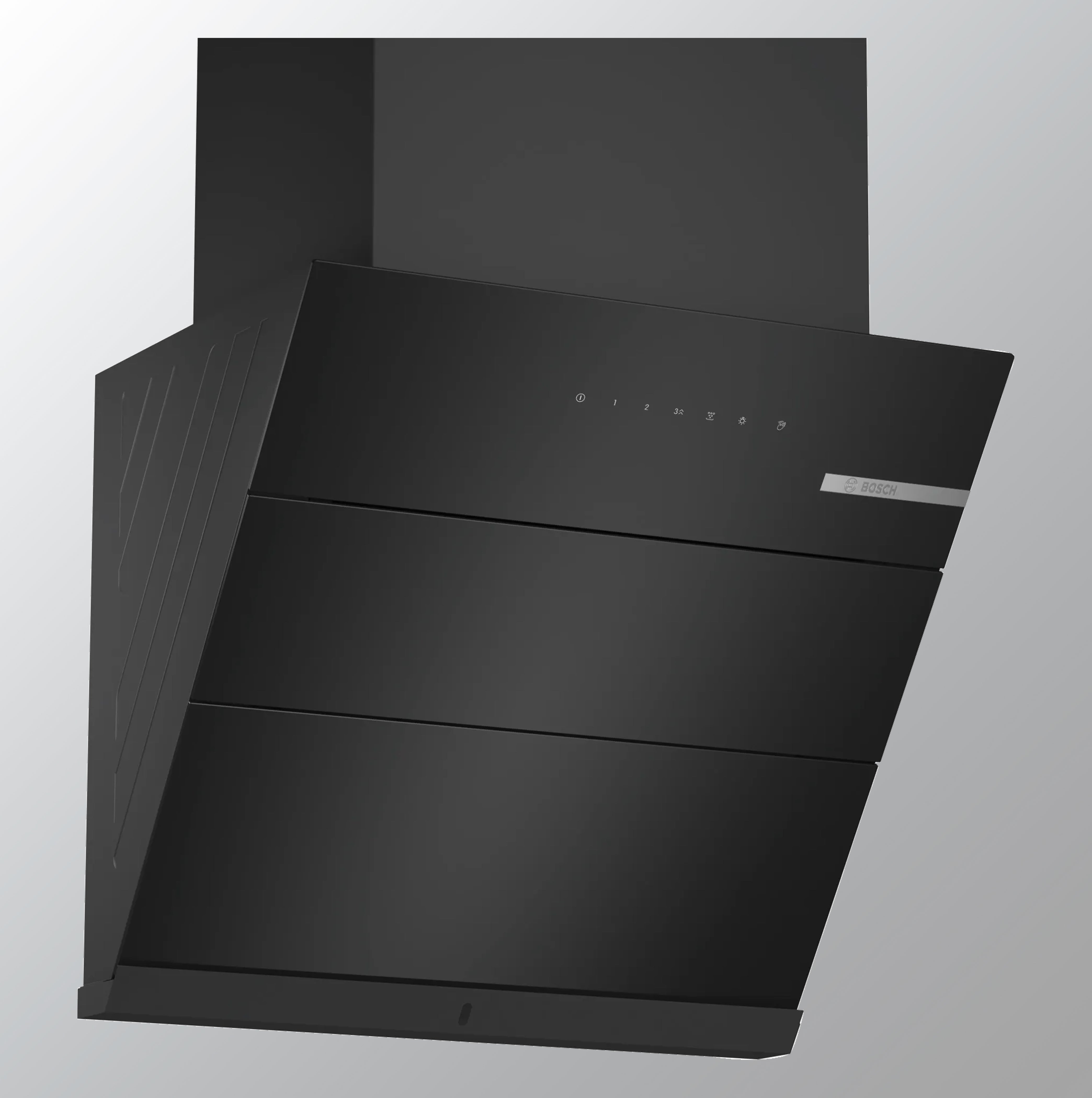 Bosch Chimney 60cm Self Clean Series DWKA68H60I black