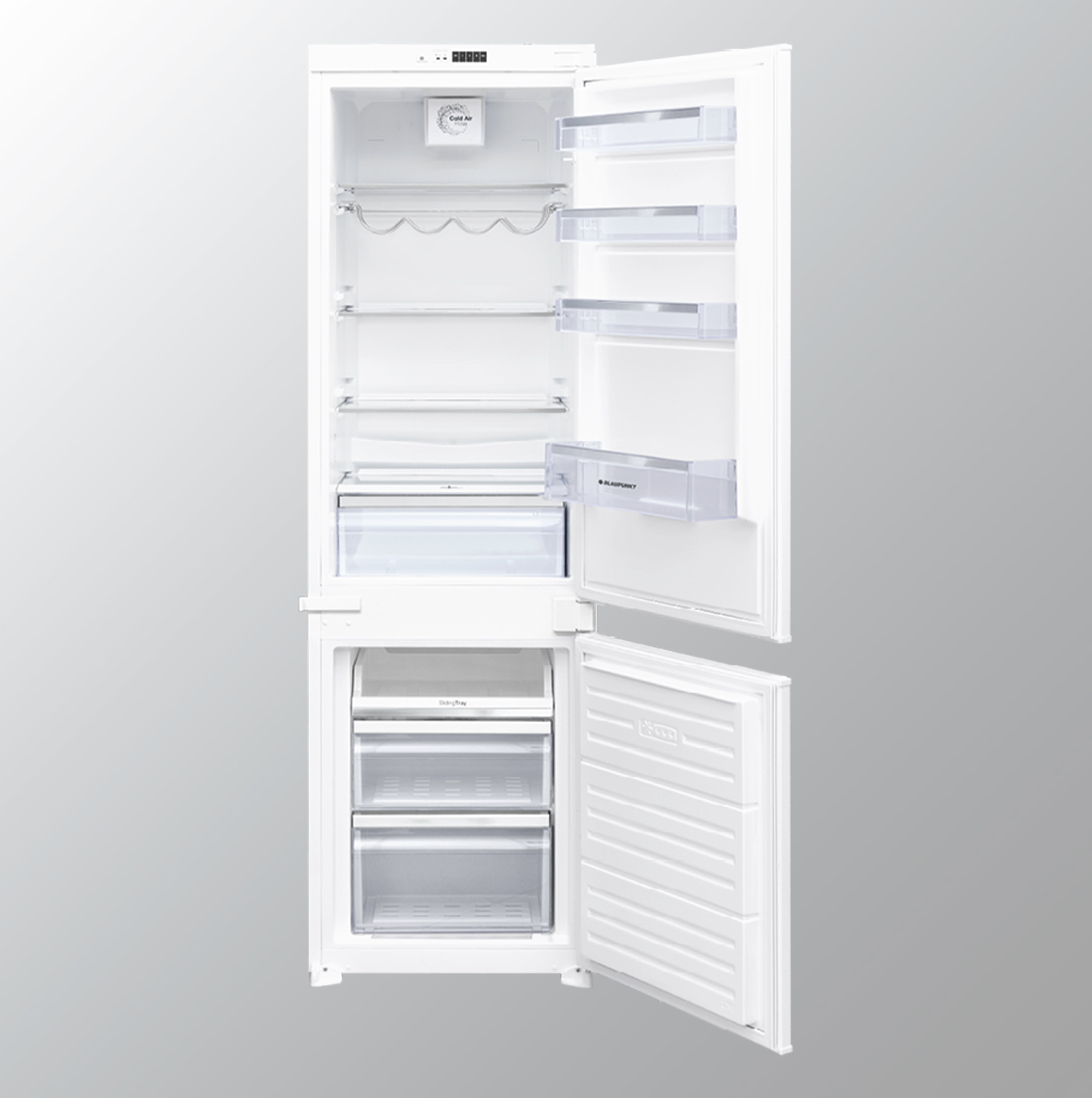Blaupunkt 5CR288FE0 243L Built-In Double Door Refrigerator - White, Energy Efficient Cooling