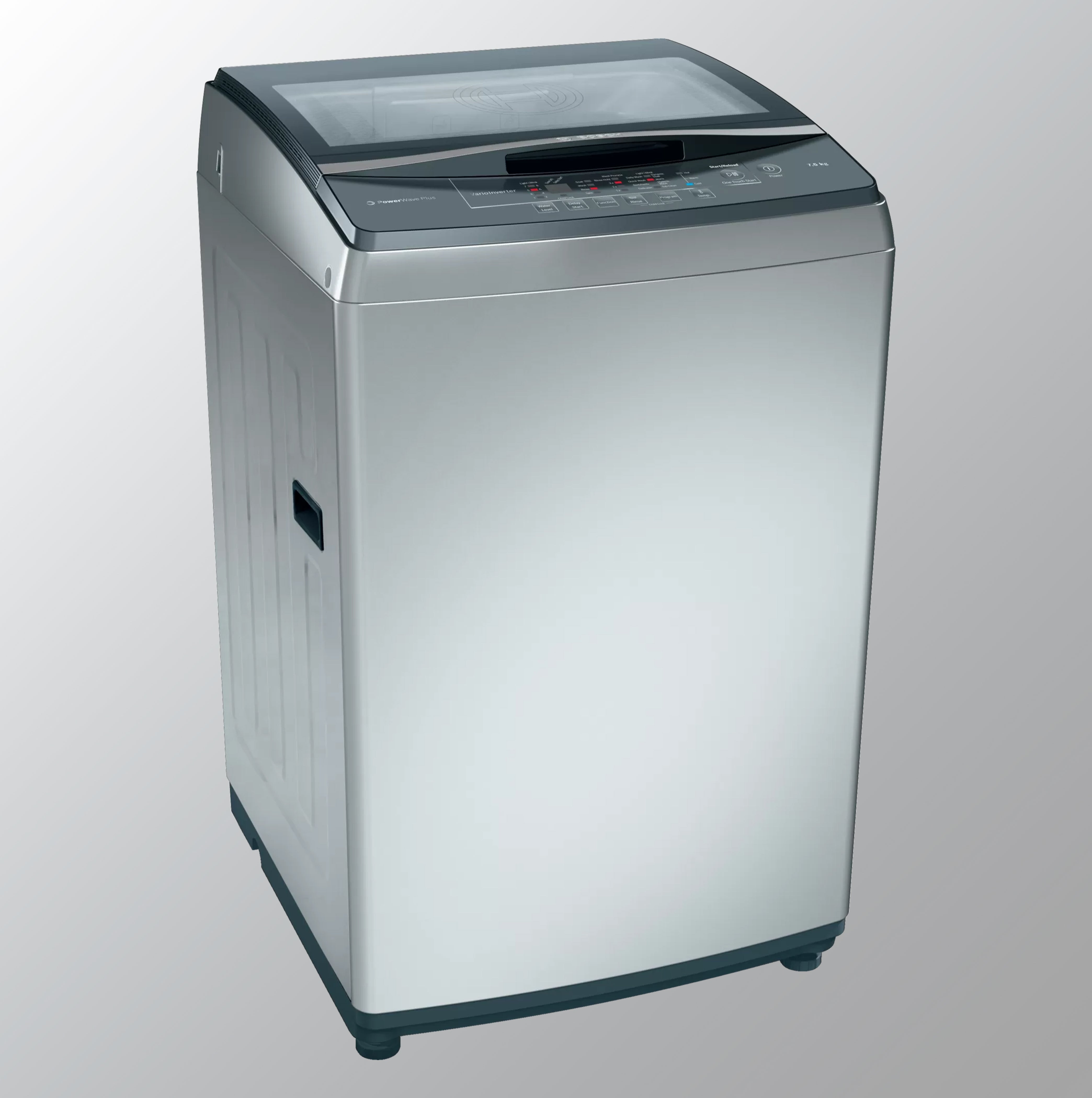 Bosch 7.5 kg Fully Automatic மேல் சுமை வாஷிங் மெஷின் (WOA752S0IN, வெள்ளி)