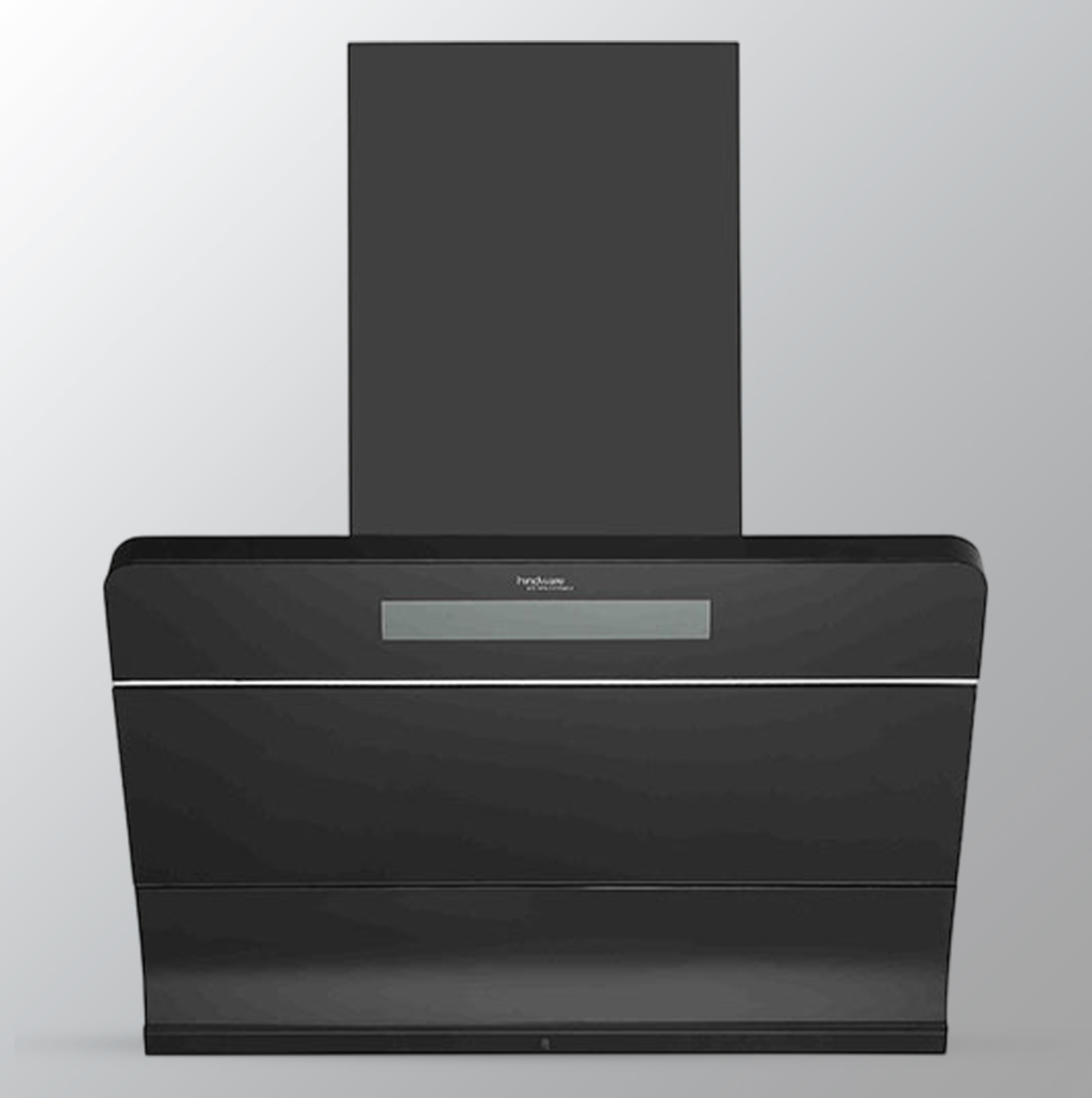 Hindware Wall Mounted Chimney Florence Black 75cm with Motion Sensor