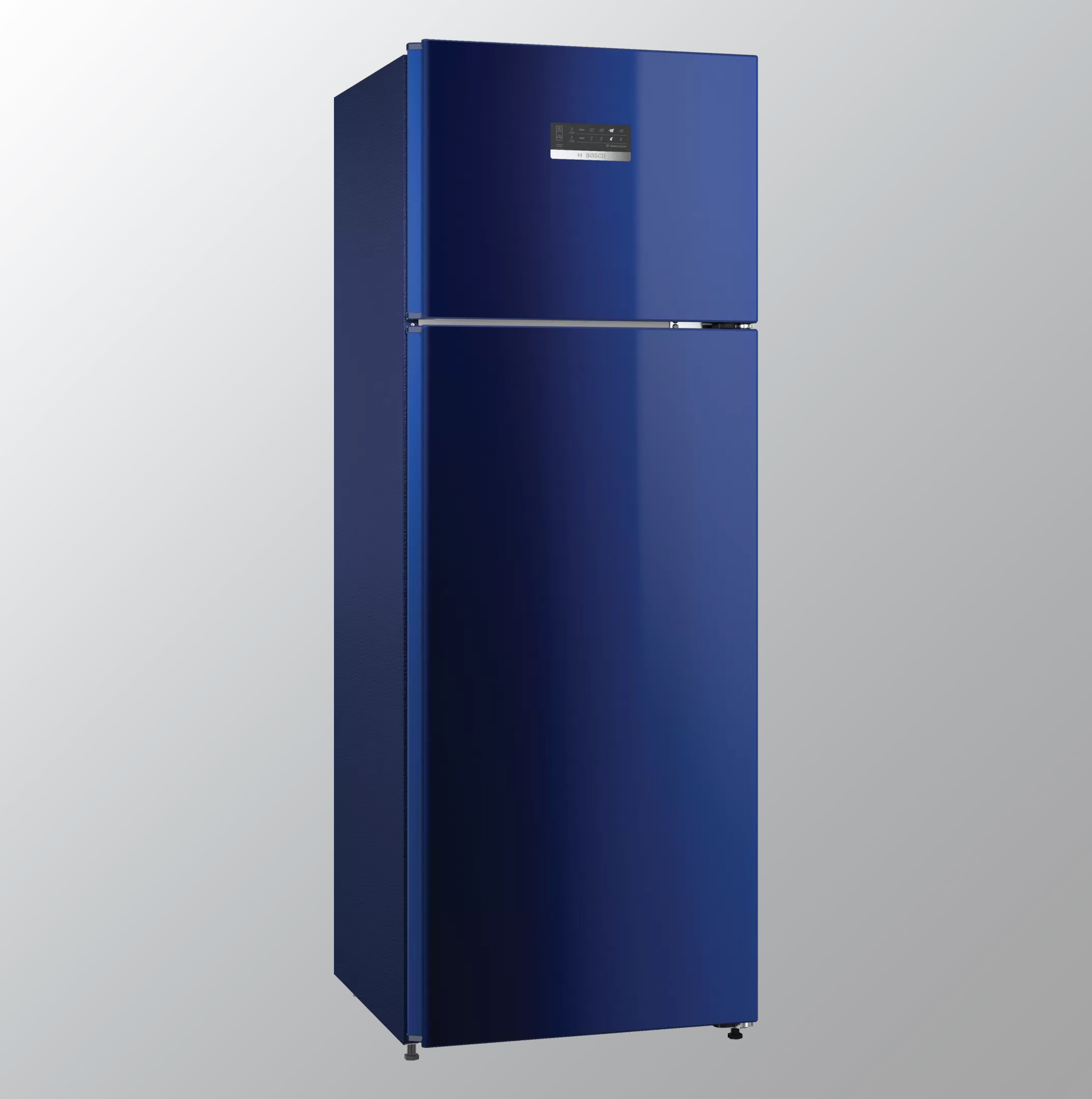 Bosch 290L 3 Star Inverter Frost Free Double Door Refrigerator (CTC29BT3NI, Egyptian Blue, Varioinverter)