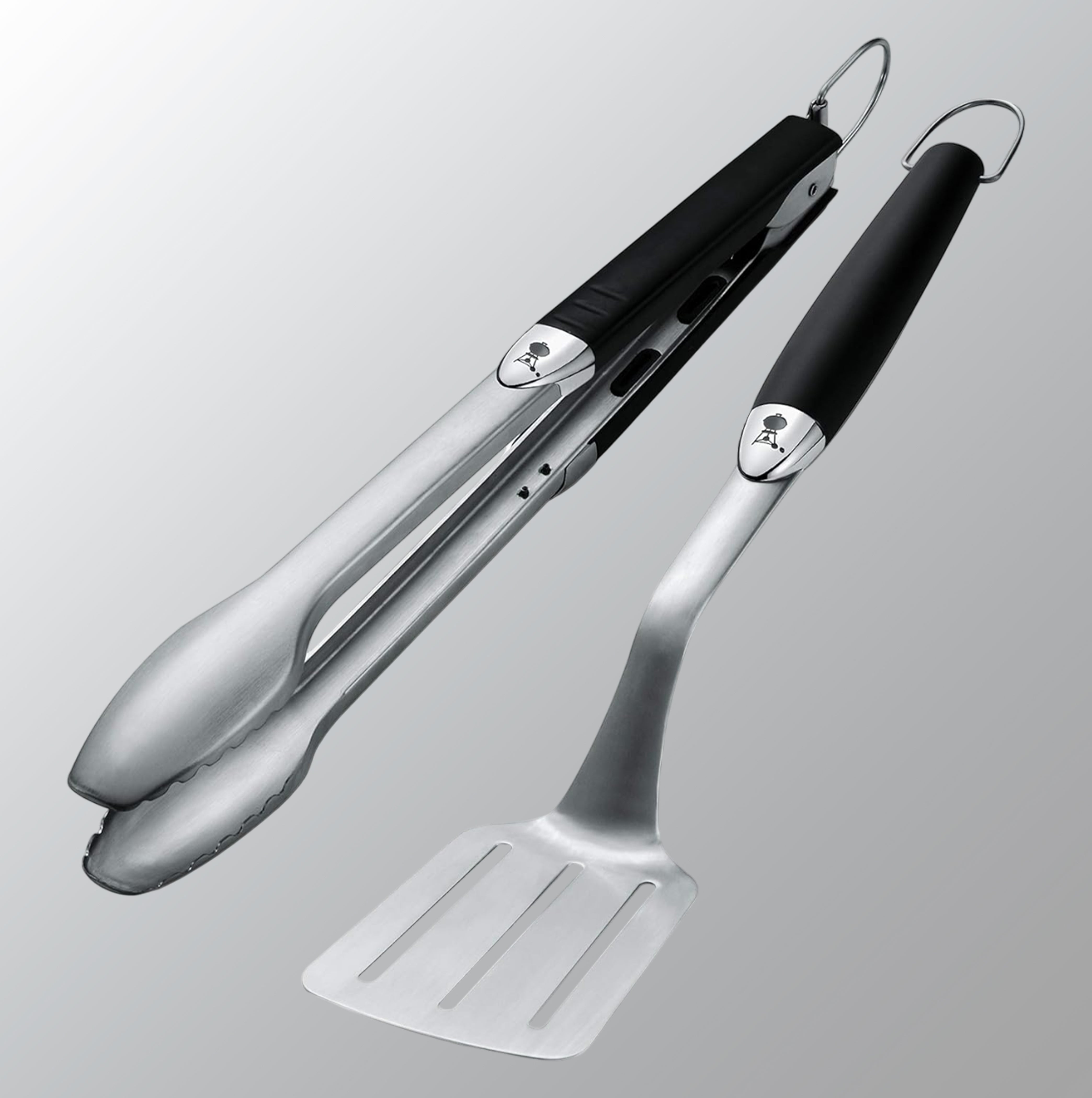 Weber Premium 6625 2-Piece Stainless Steel Tool Set, ONE SIZE