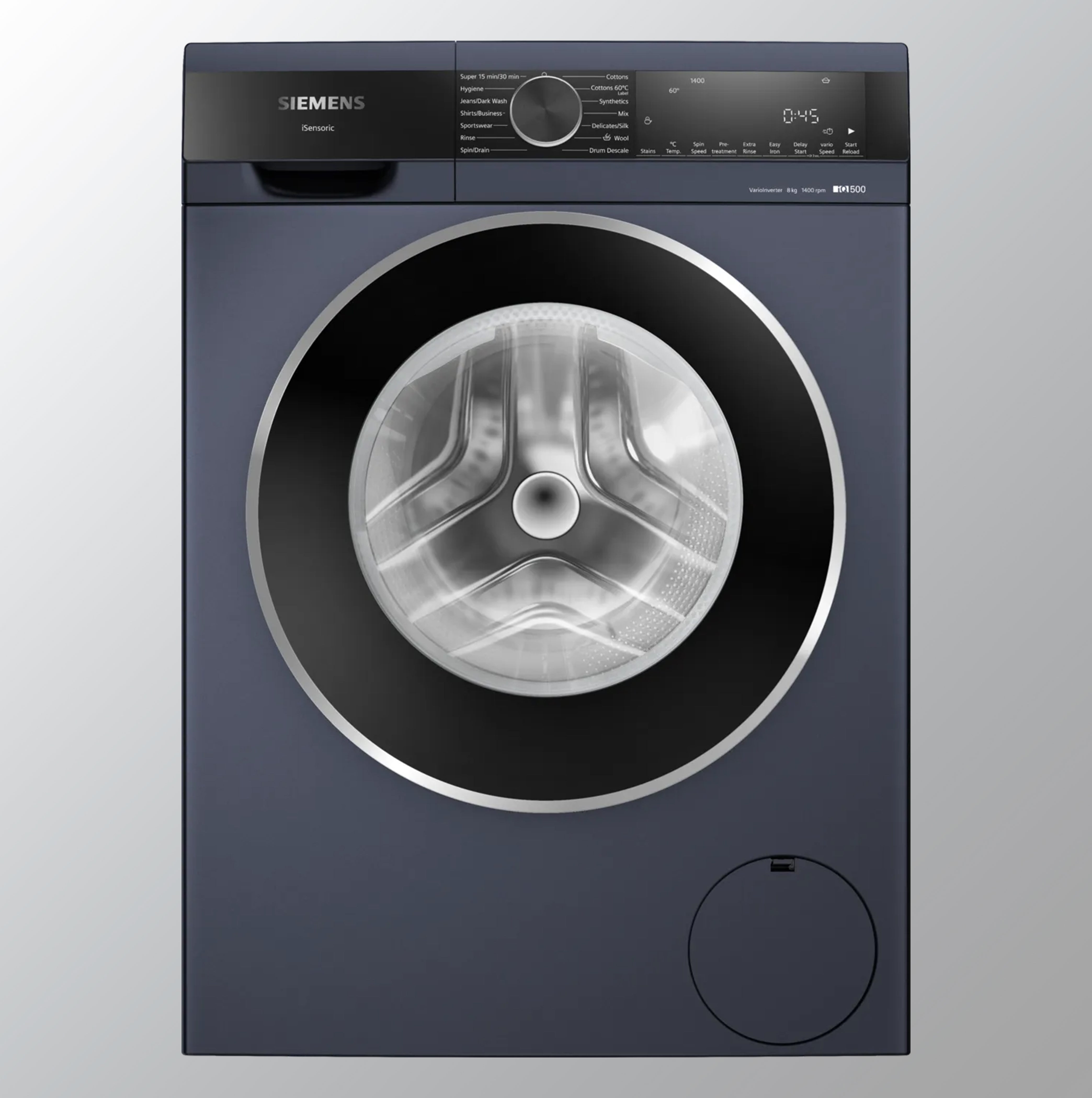 SIEMENS 8 kg Fully Automatic Front load Condenser Tumble Clothes Dryer WP34A20PIN, Silver Inox,