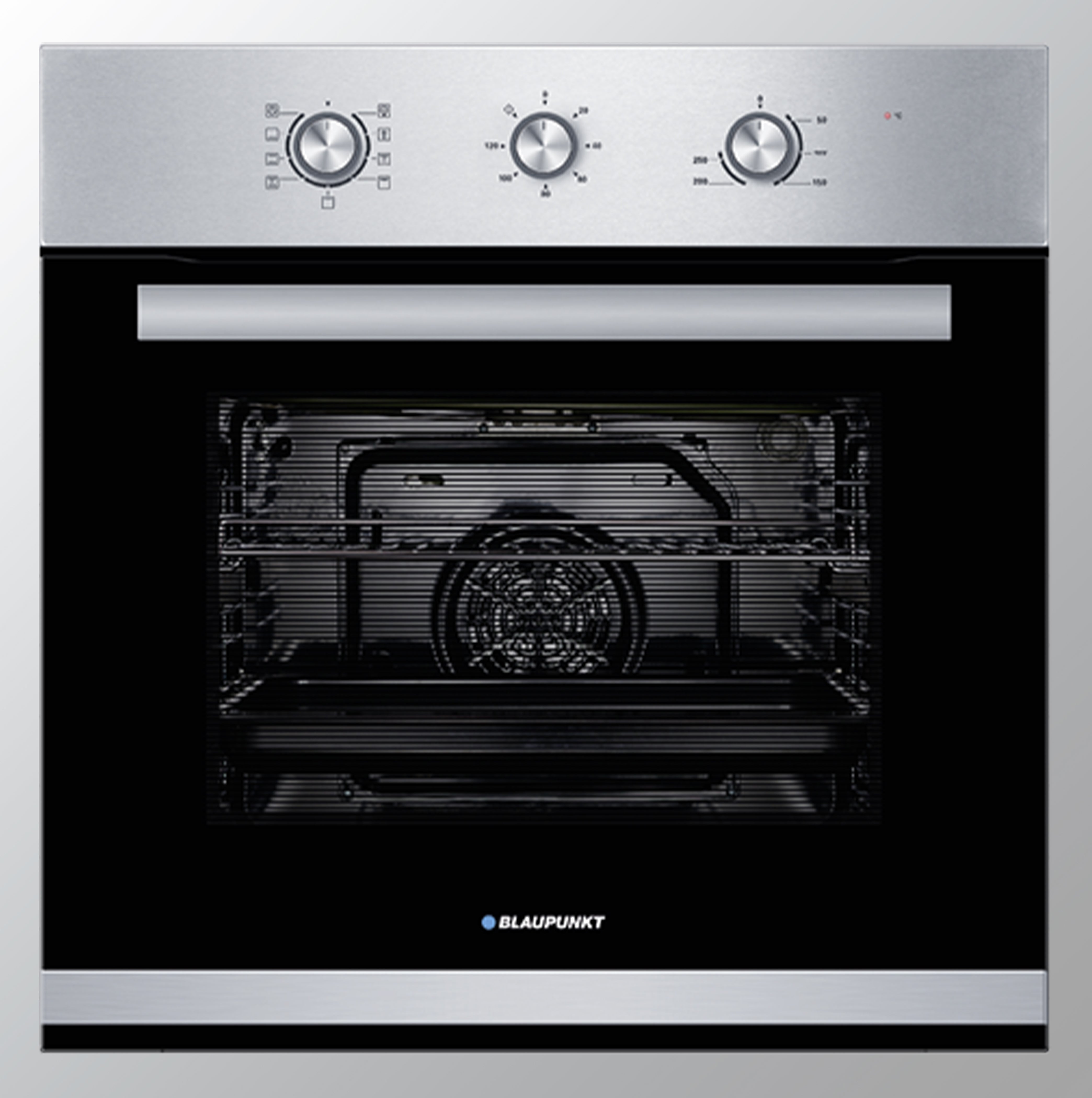 Blaupunkt 5B20N0290IN 60cm Built-in Oven: Stainless Steel & Glass