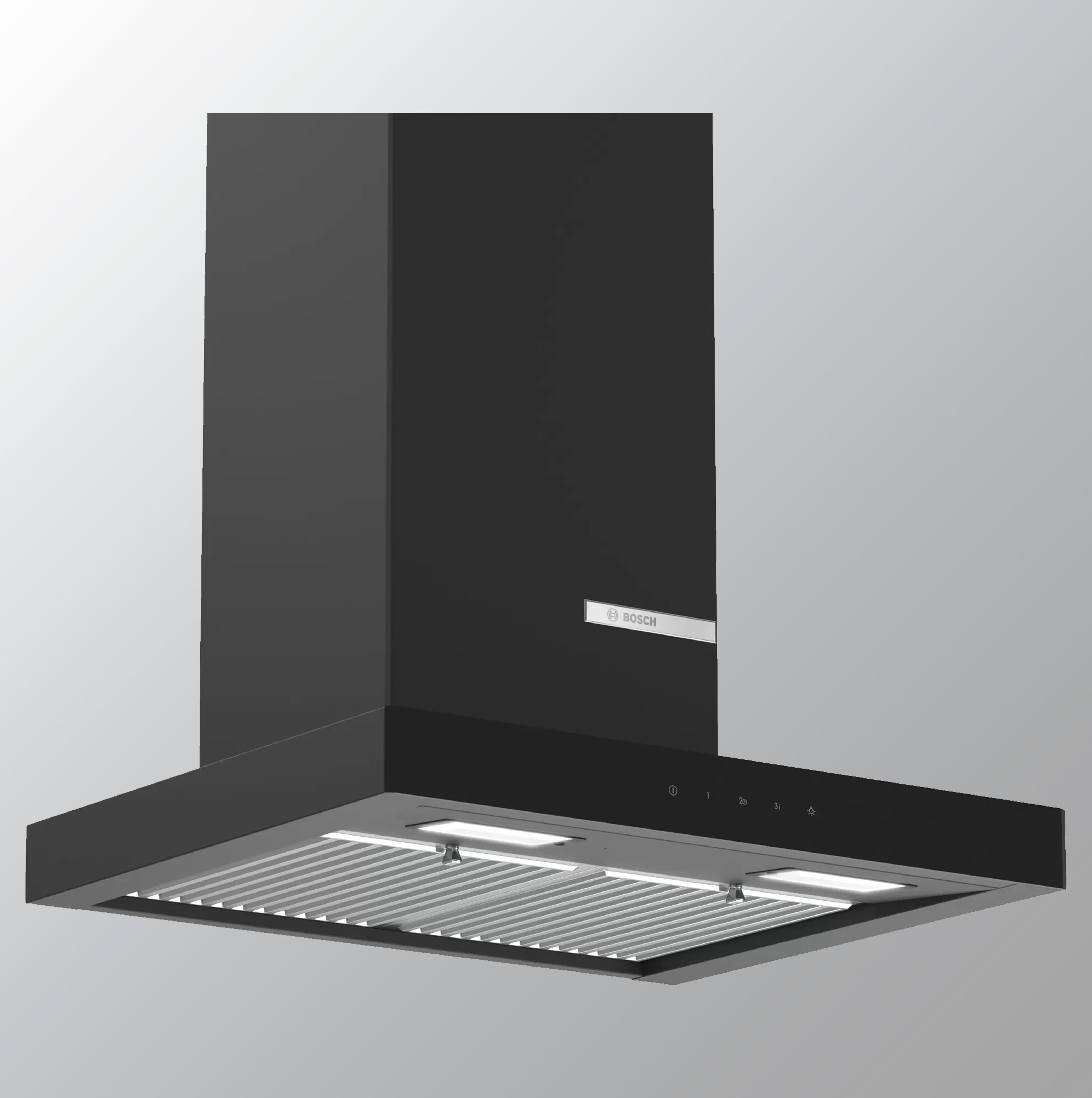 Bosch Serie|4 Wall Mounted Hoods Chimney 60 cm Flat Black DWB068G60I