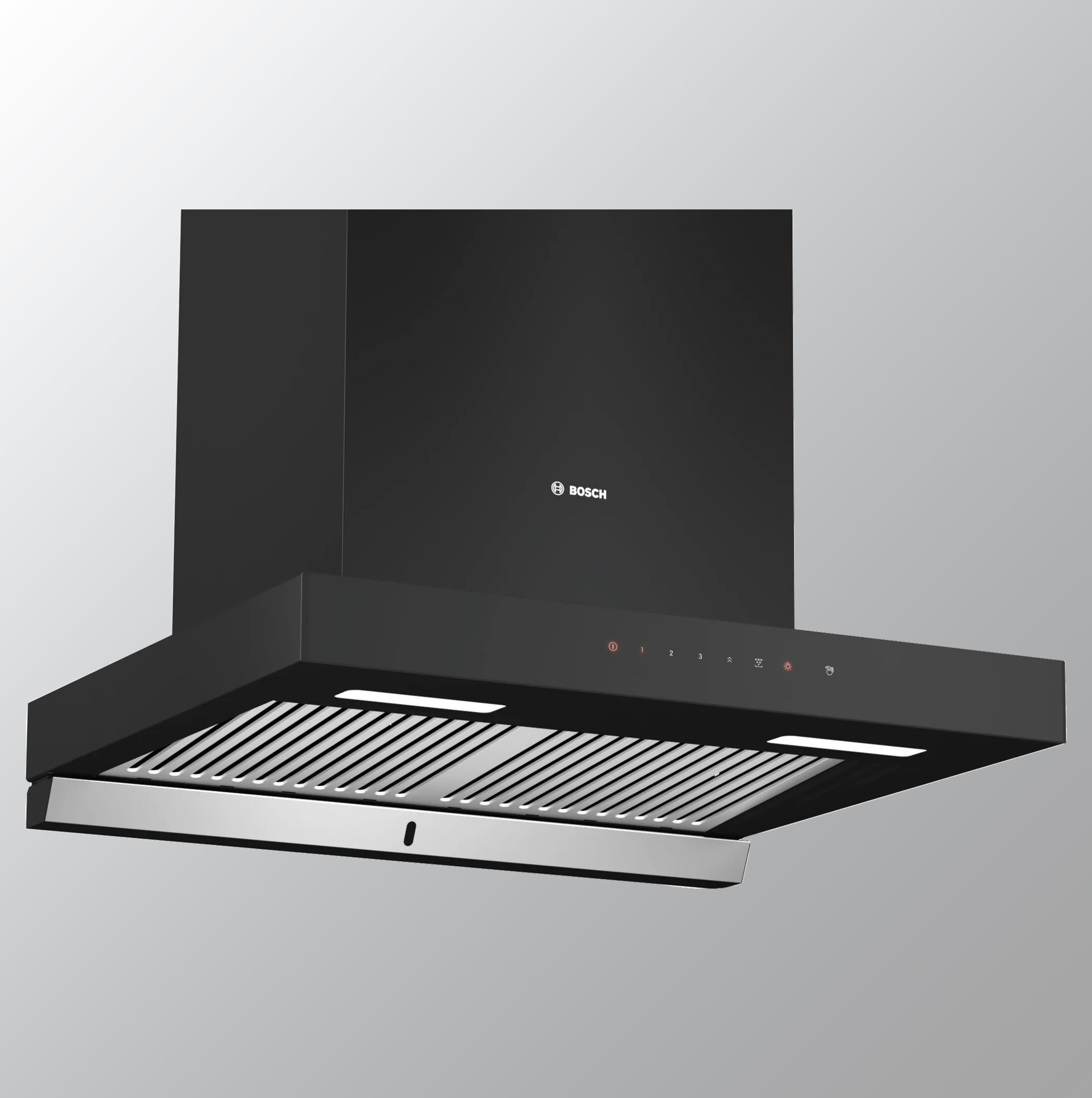 Bosch Chimney 60CM AUTO Clean DWBA68H60I black