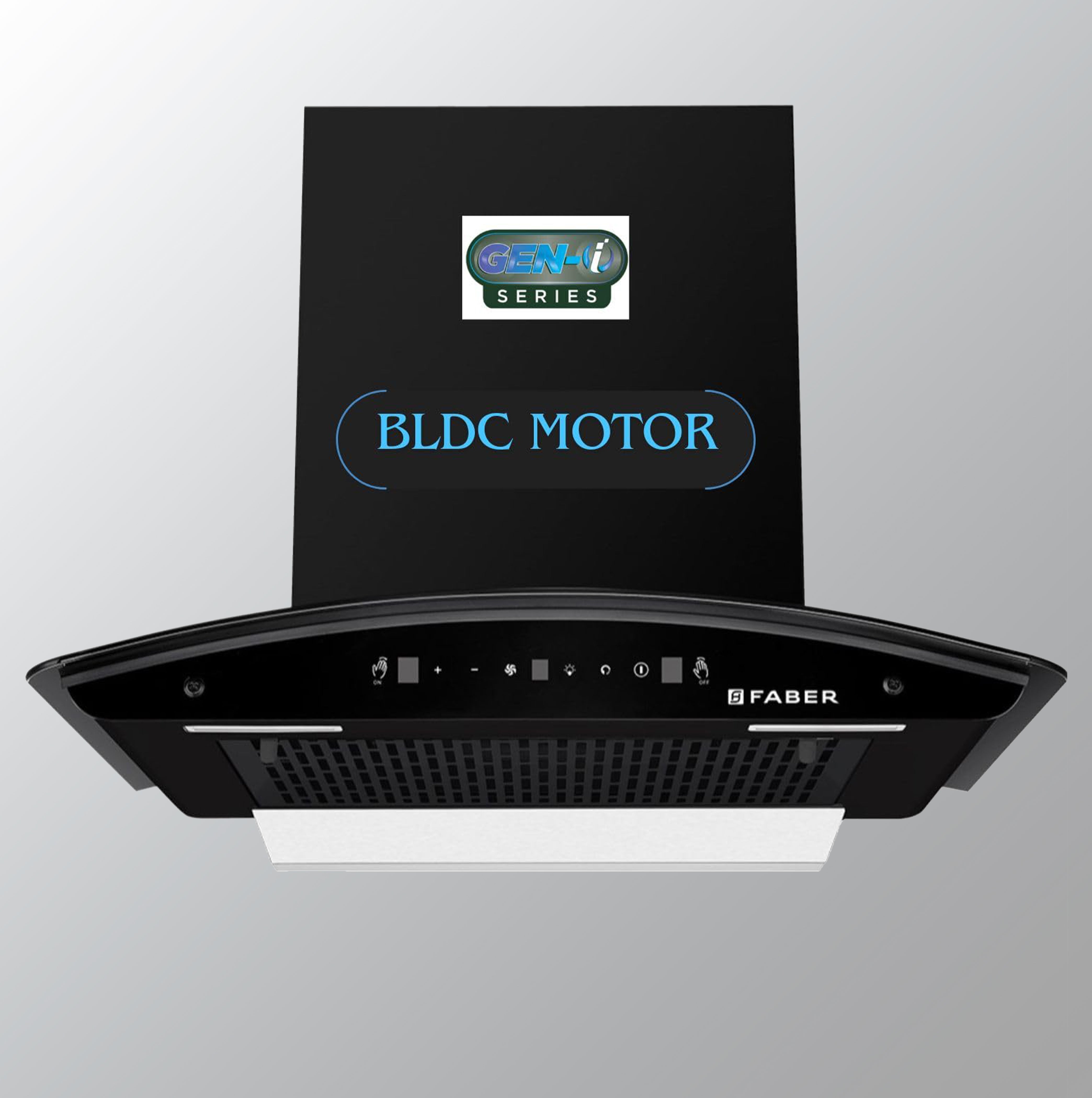 Faber 60cm BLDC Autoclean Chimney|Black Matt|Filterless|Oil Collector|Touch & Gesture Control|HOOD IRIS FL HC BK