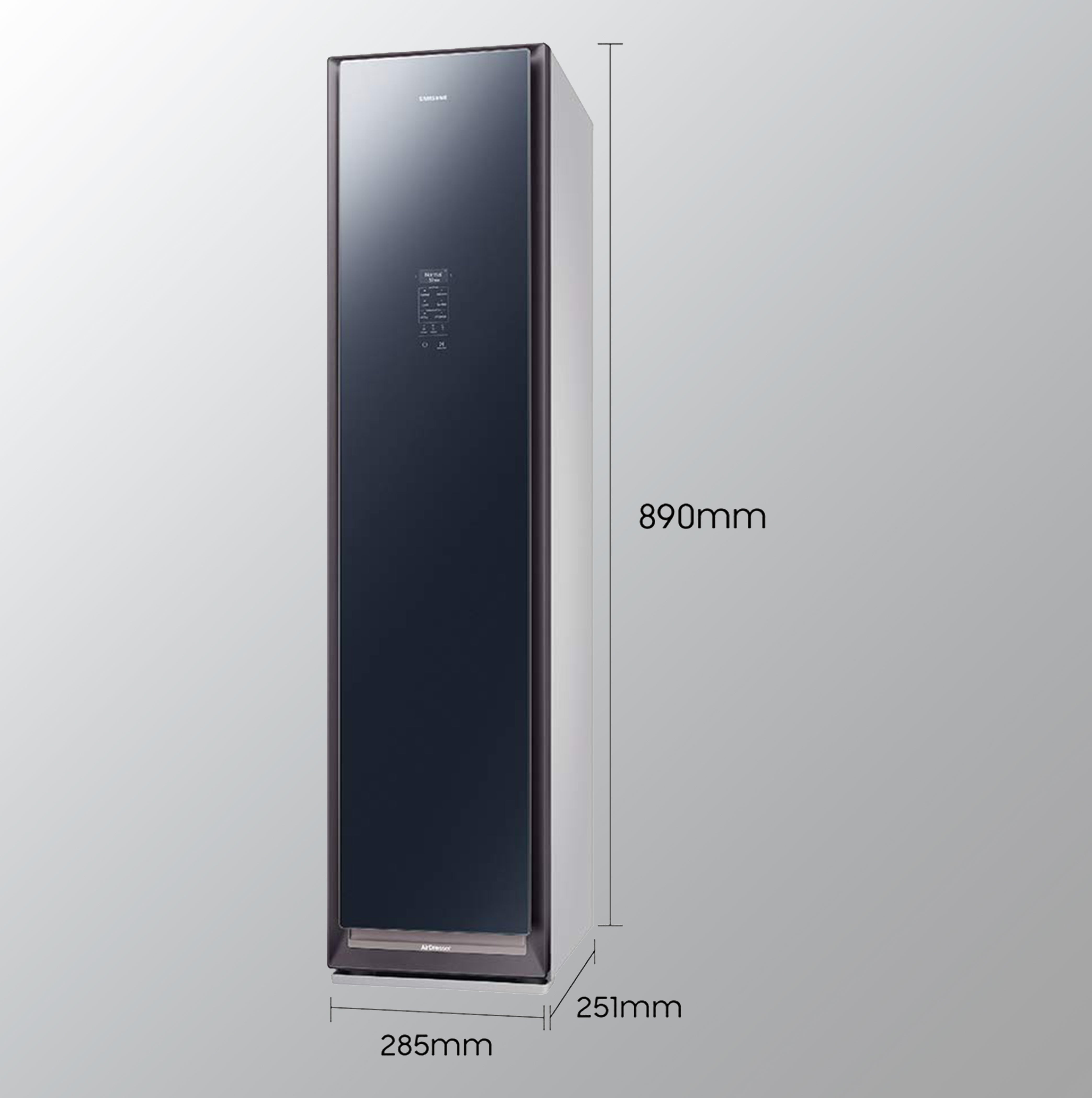 Samsung Air Dresser with Jet Steam For Sanitizing and Refreshing Clothes (Crystal Mirror Black, DF60R8600CG/TL)