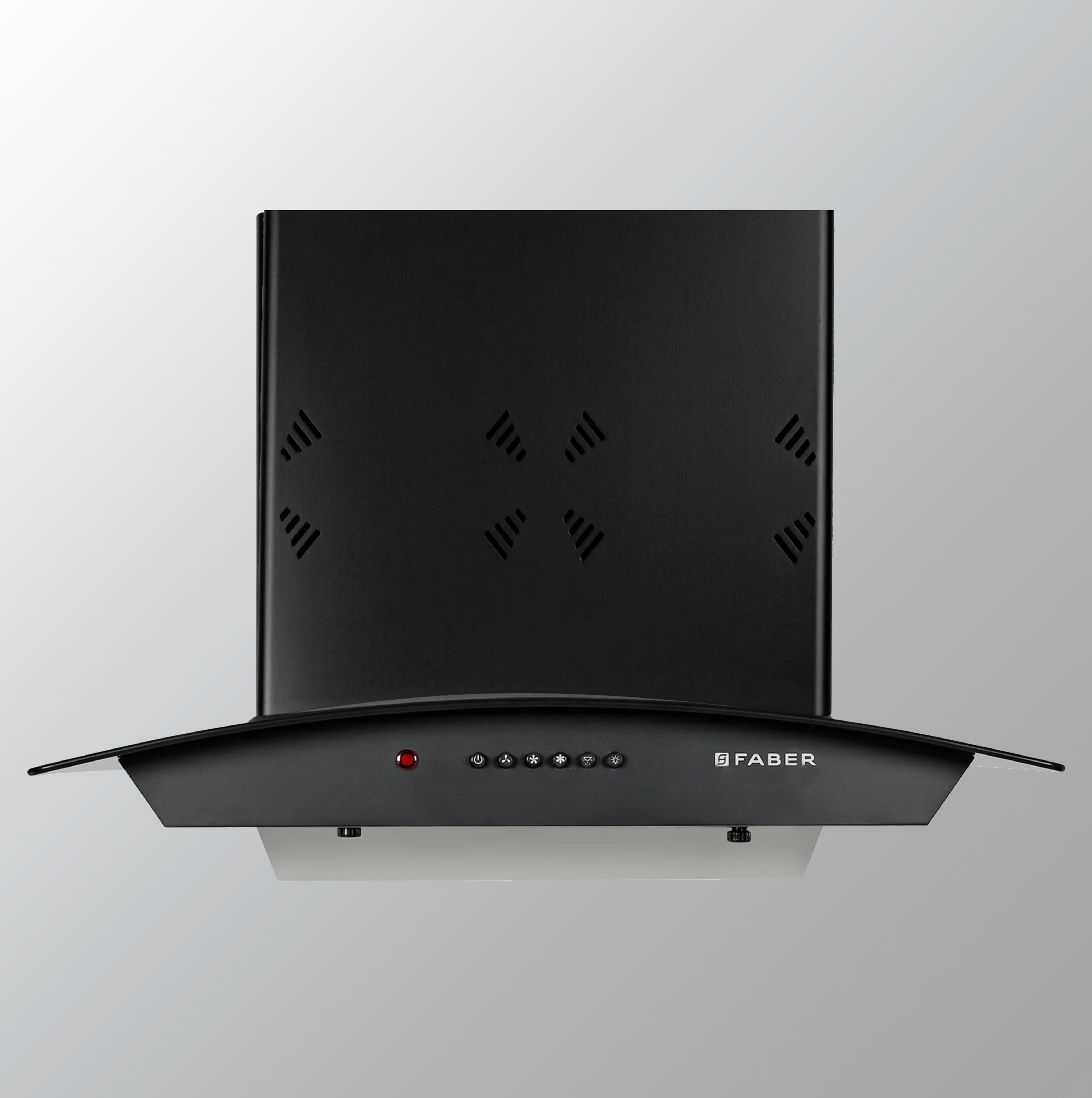 Faber 60cm 1150 m³/hr Autoclean Kitchen Chimney | Curved Glass | Filterless | Black Finish | Push Button Control | 8Yr Warranty on Motor 2Yr Comprehensive by Faber | HOOD ACE PRO IN 3D HC PB