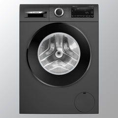 Bosch 9kg 5 Star Anti Stain & AI Active Water Plus Fully Automatic Front Load Washing Machine with Built in Heater (WGA1420TIN, Pretreatment & Steam with Anti Bacteria and 5 Star Inverter, Bl