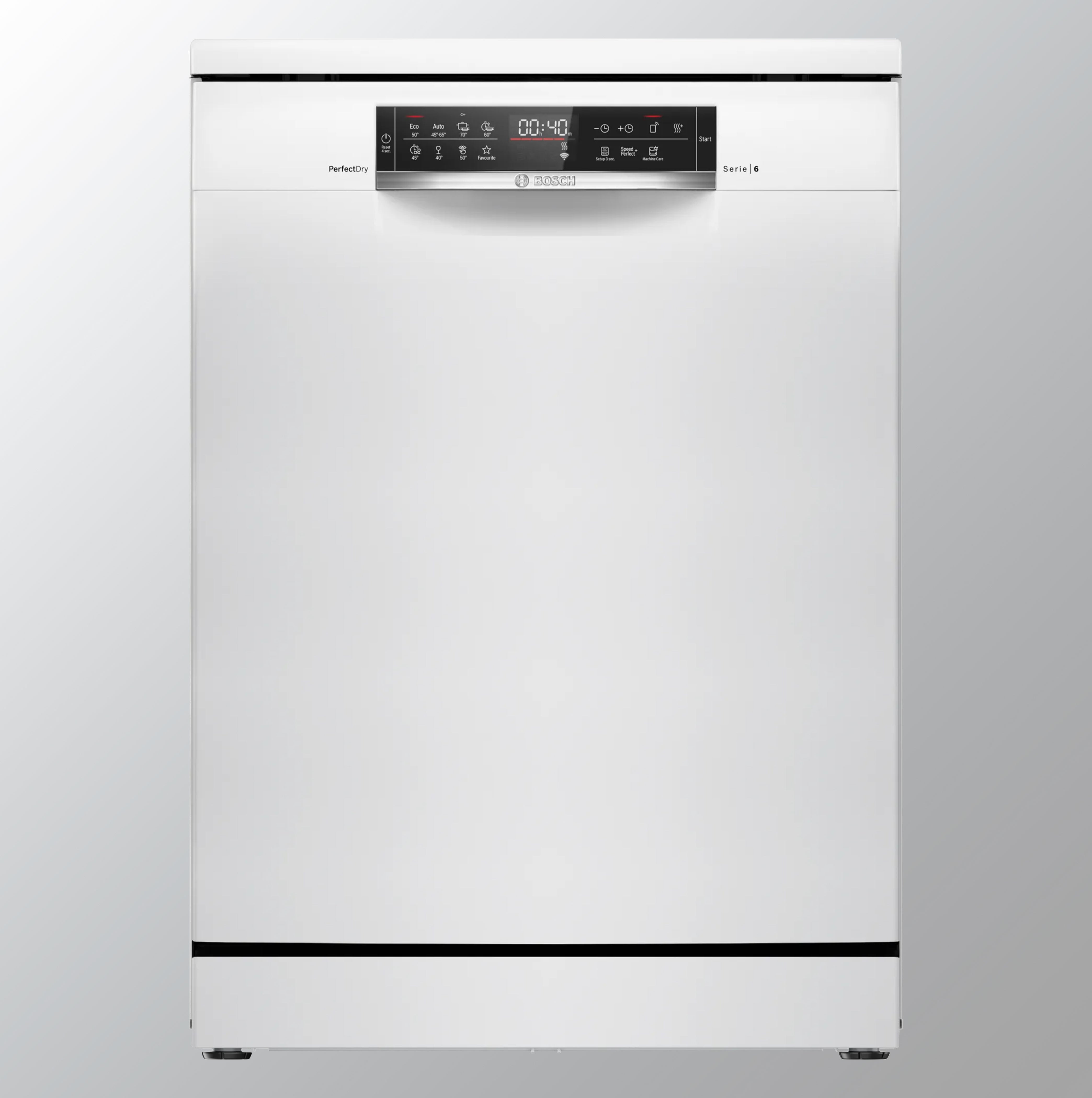 Bosch SMS6ZCW37Q Series 6 Bosch free-standing dishwasher 60 cm White (upgrade from: SMS6ZCW42E)