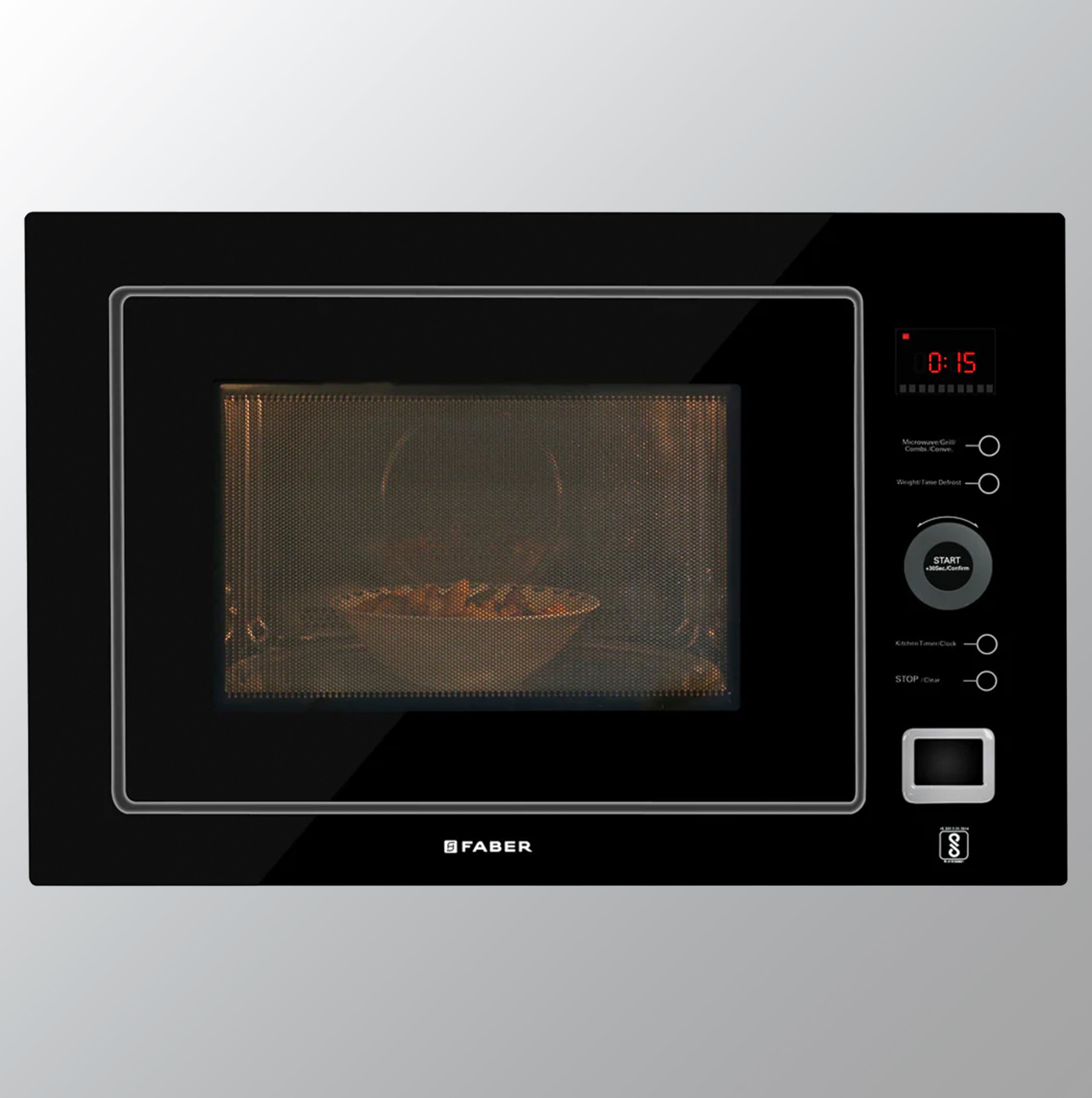 Faber Built In MicroWave Oven FBIMWO 25L CGS BK